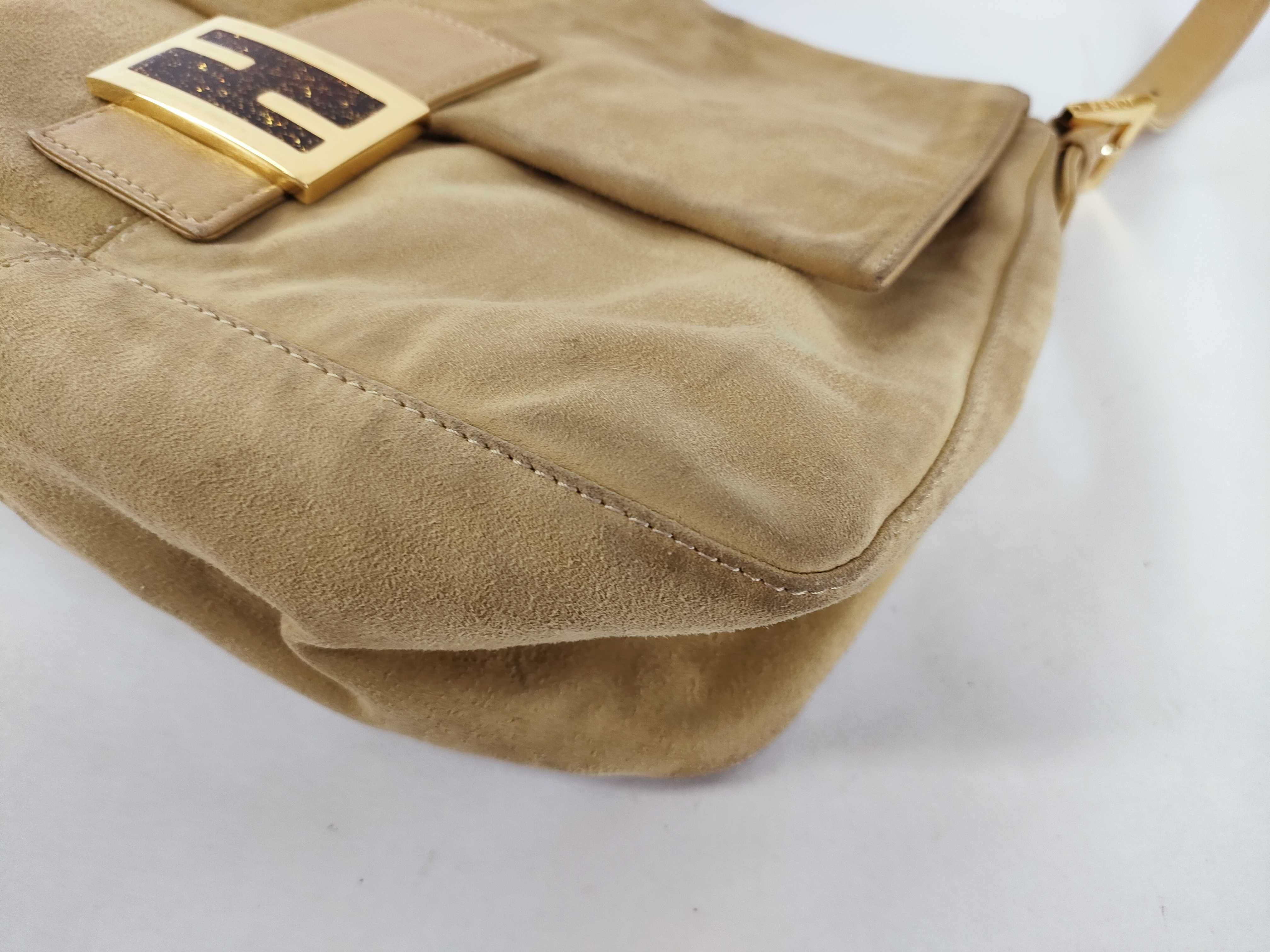 Mamma Bucket Shoulder Bag (Suede) — view 6