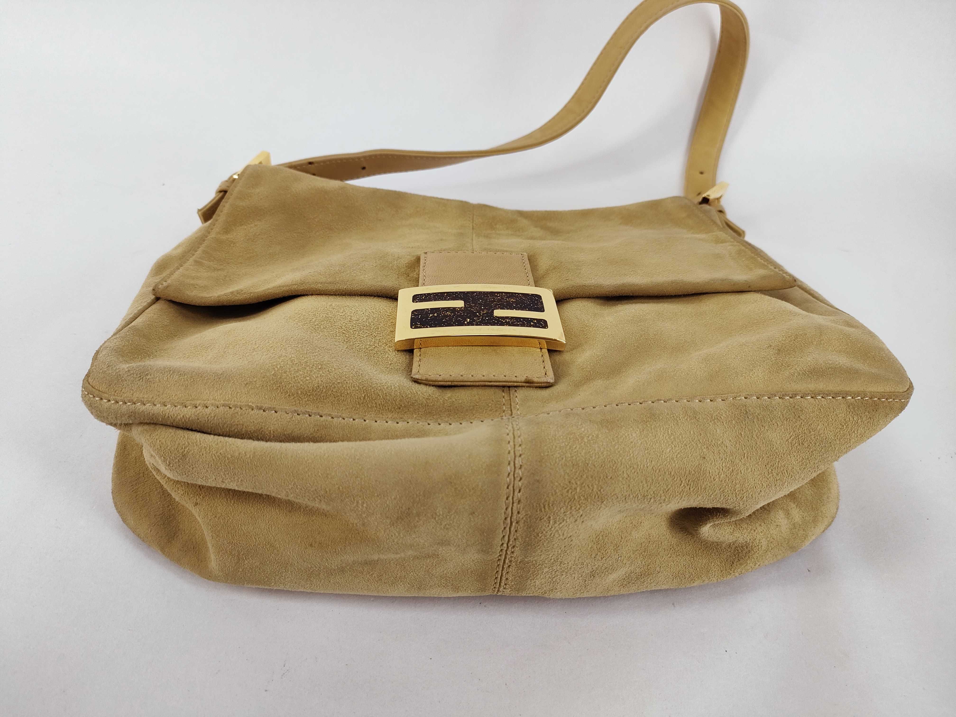Mamma Bucket Shoulder Bag (Suede) — view 7