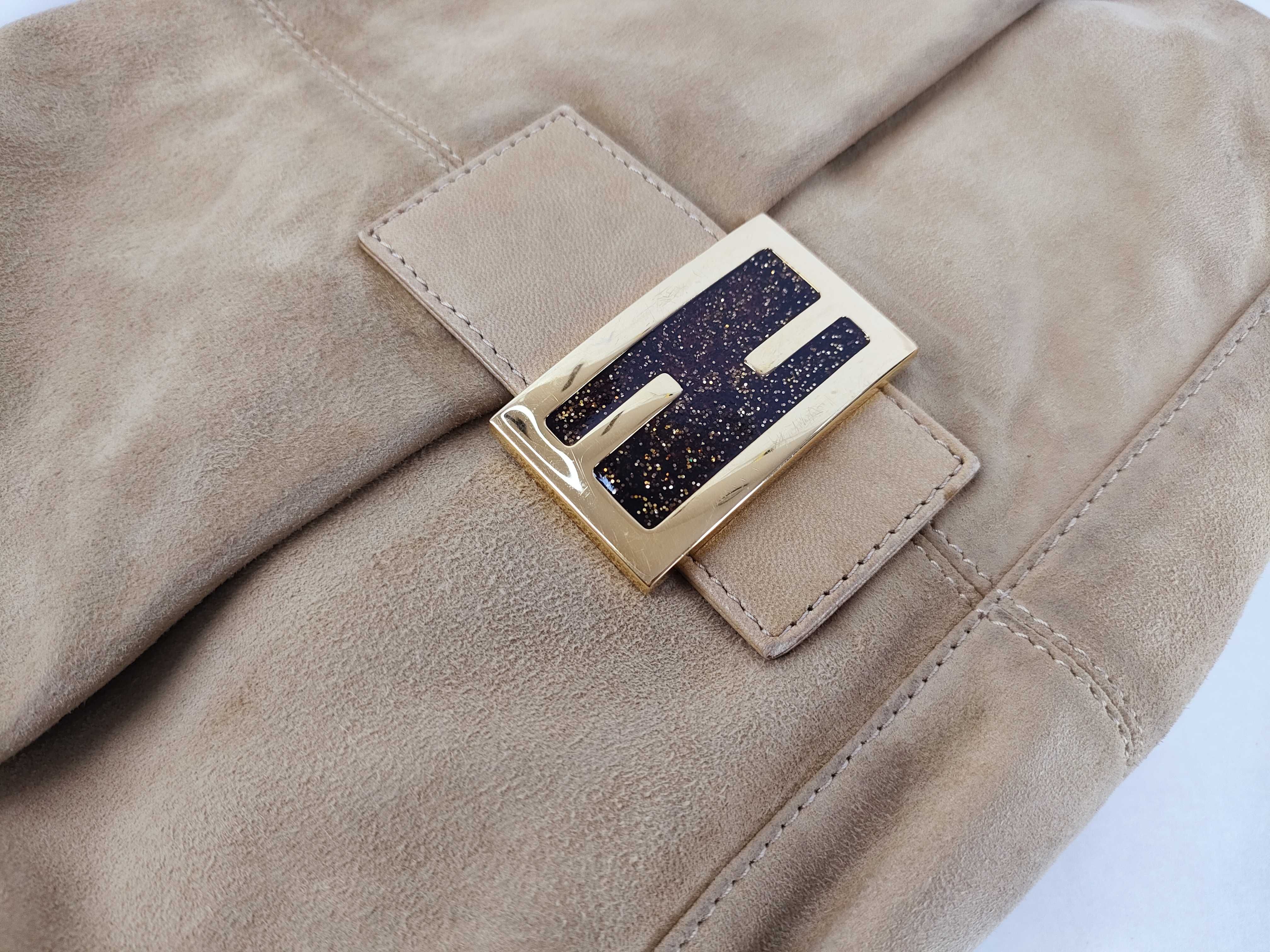 Mamma Bucket Shoulder Bag (Suede) — view 8