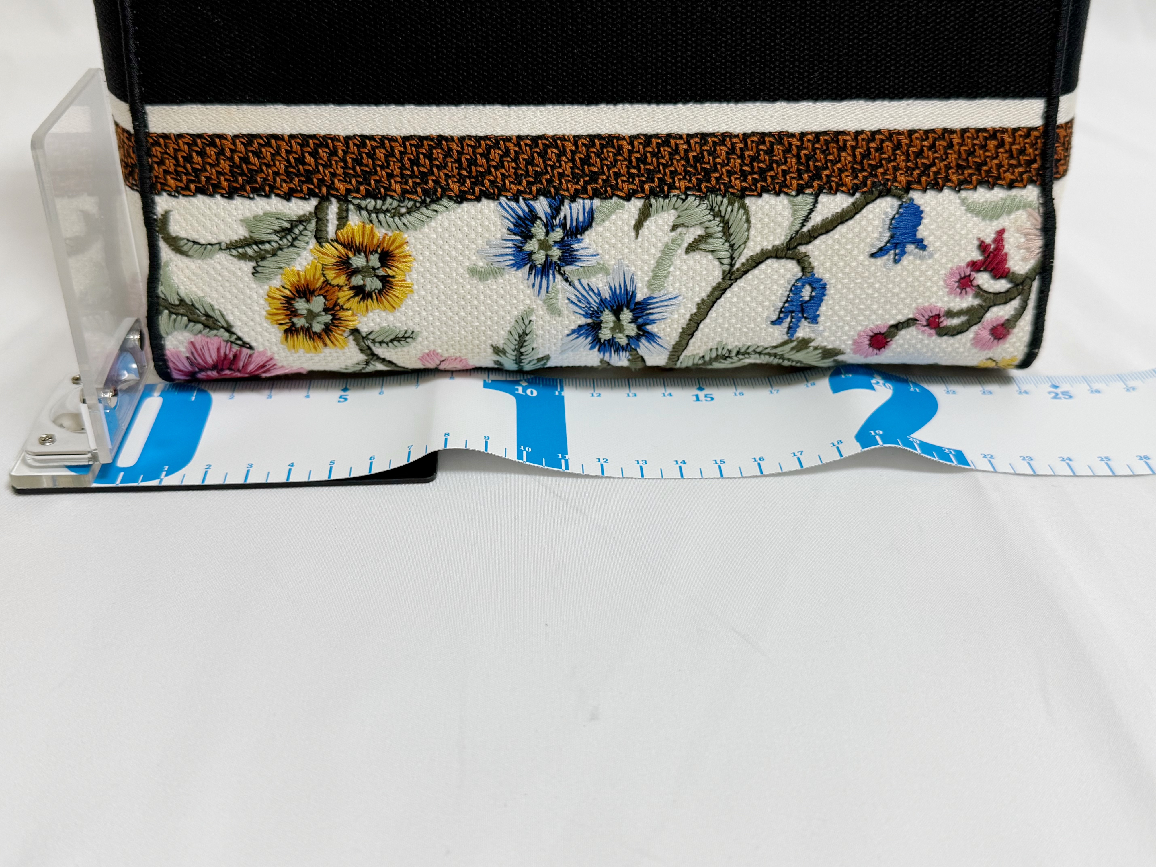 Lady D Light Canvas Floral Handbag — view 3