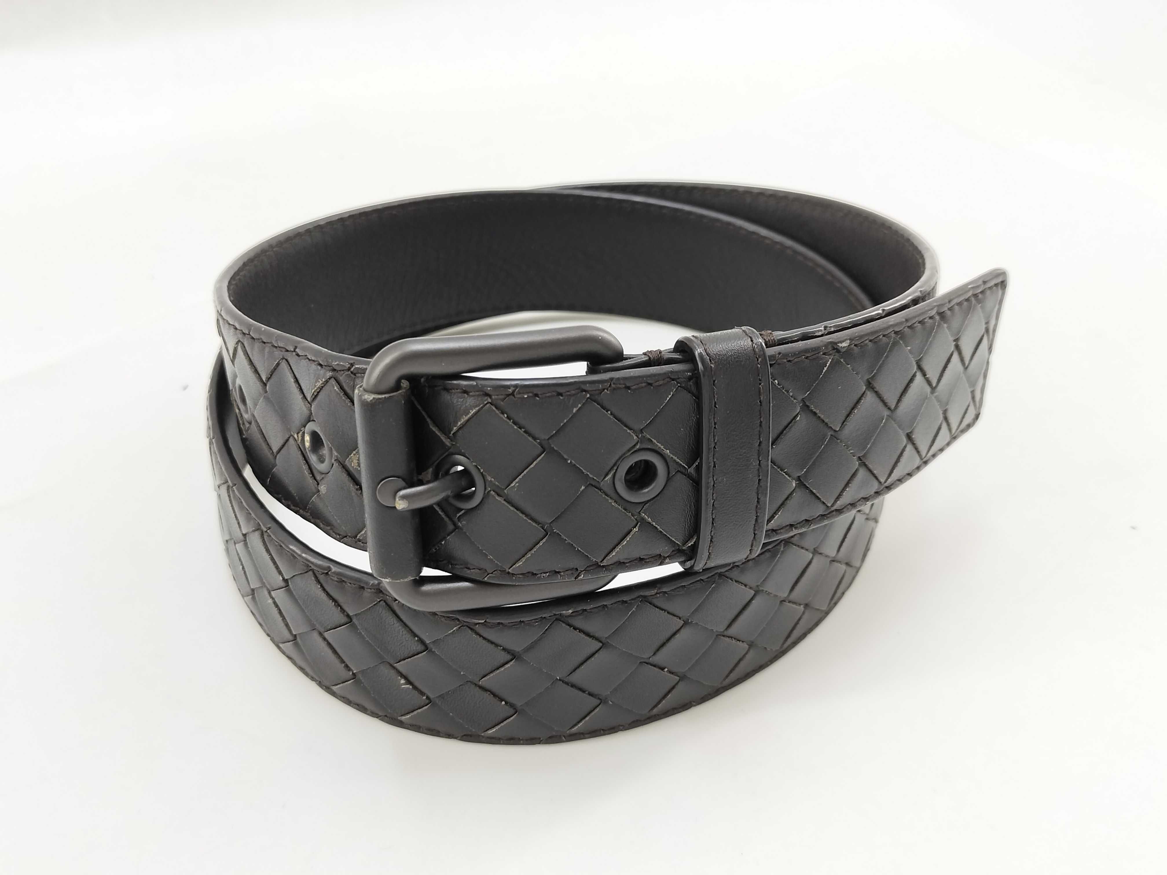 Intrecciato Leather Belt