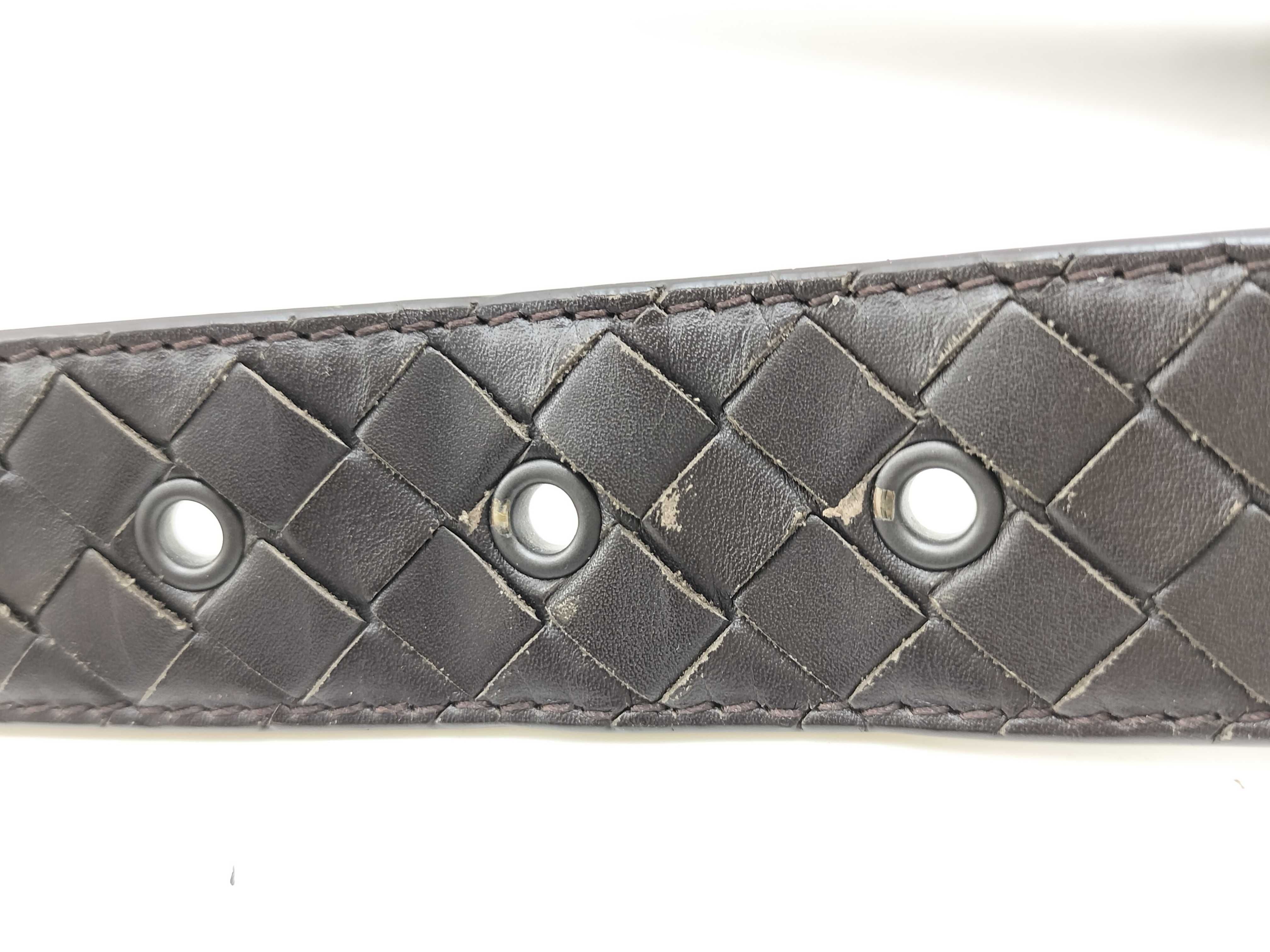 Intrecciato Leather Belt — view 7