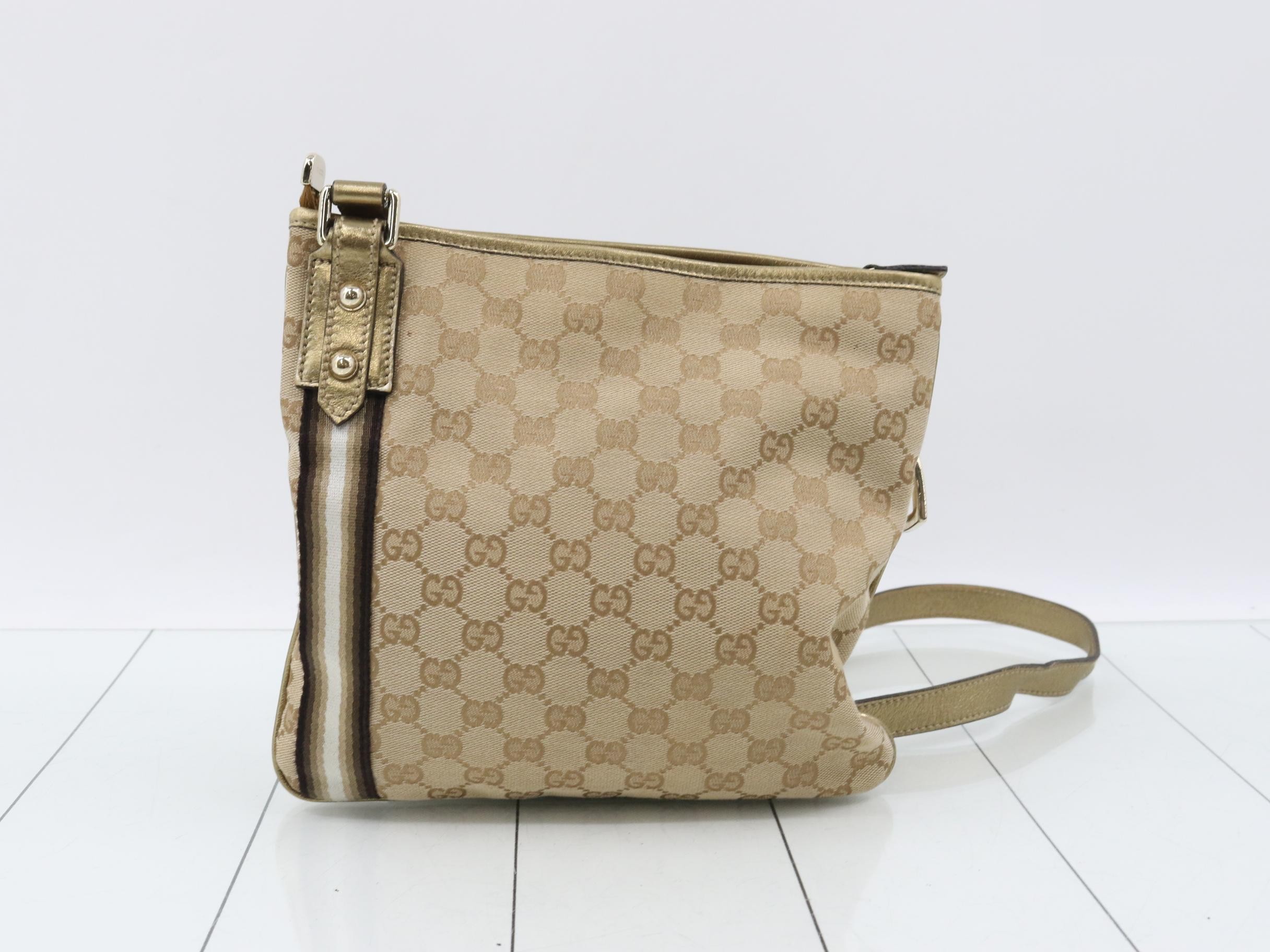 144388 Canvas x Leather Sherry Line Shoulder Bag — view 2
