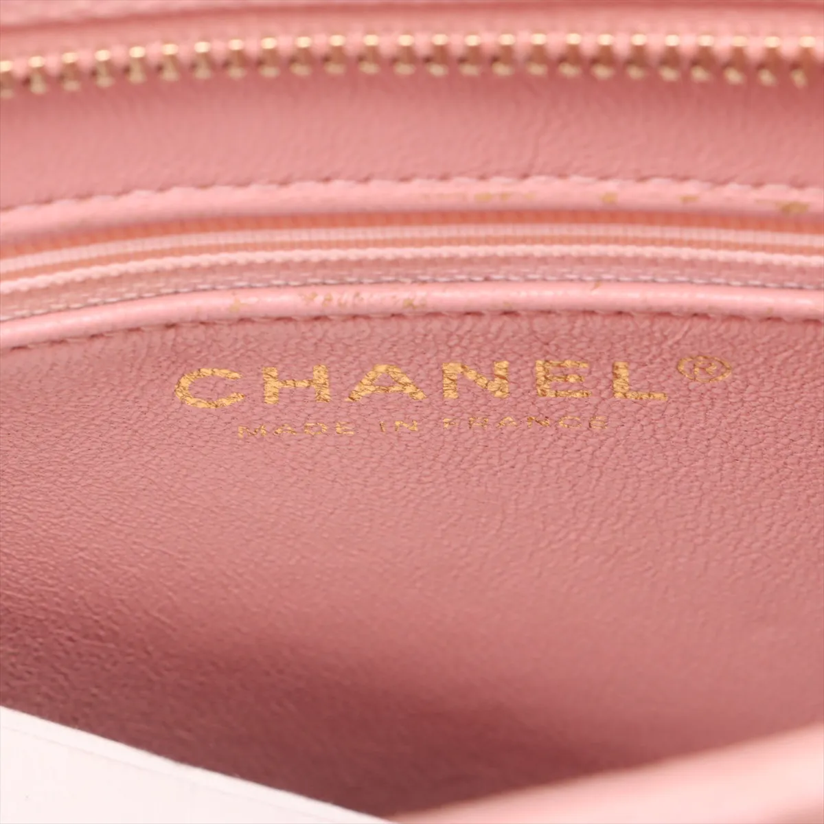 reprint caviar skin tote bag pink gold hardware 8162913 8th series — view 11