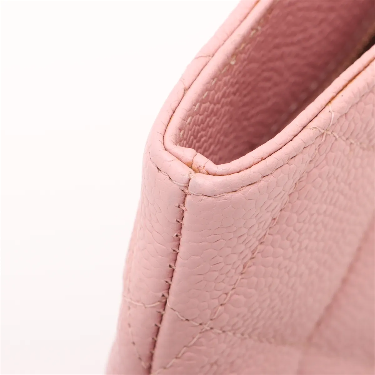 reprint caviar skin tote bag pink gold hardware 8162913 8th series — view 15