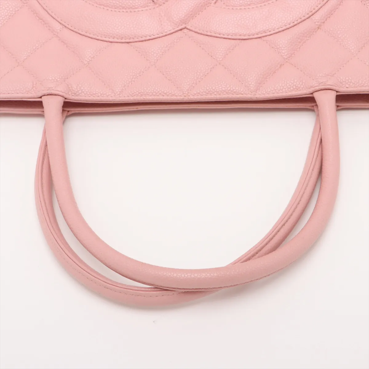 reprint caviar skin tote bag pink gold hardware 8162913 8th series — view 5