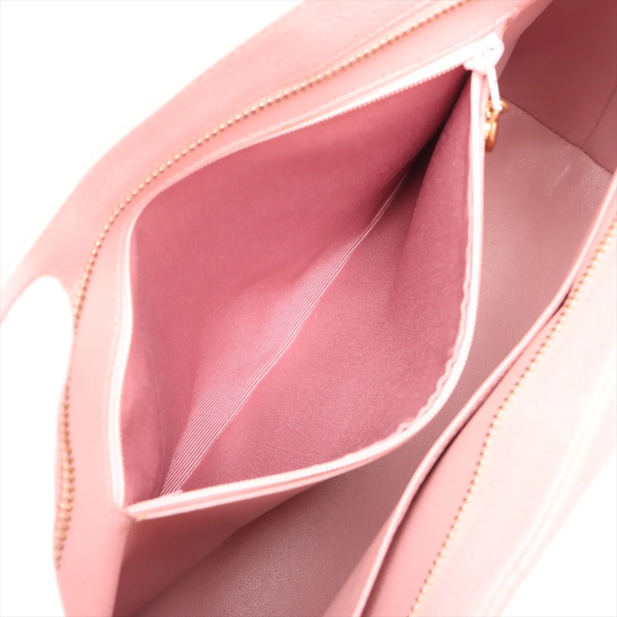 reprint caviar skin tote bag pink gold hardware 8162913 8th series — view 8