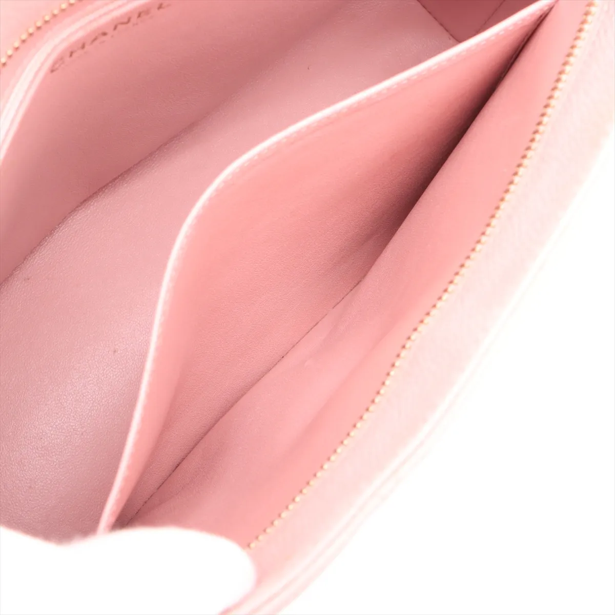 reprint caviar skin tote bag pink gold hardware 8162913 8th series — view 9