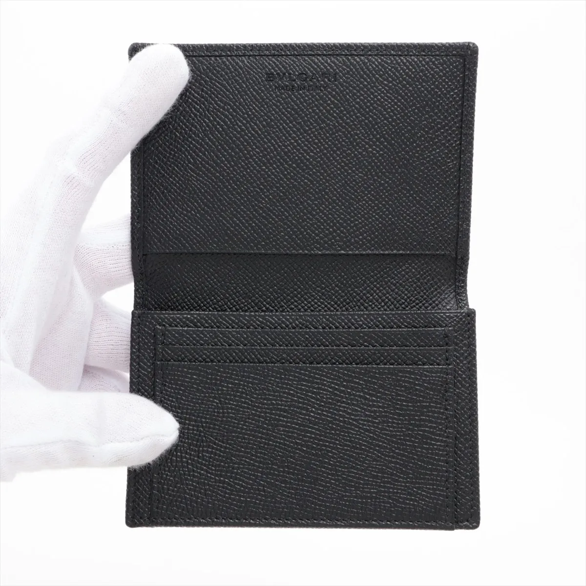 Leather Card Case Black — view 3