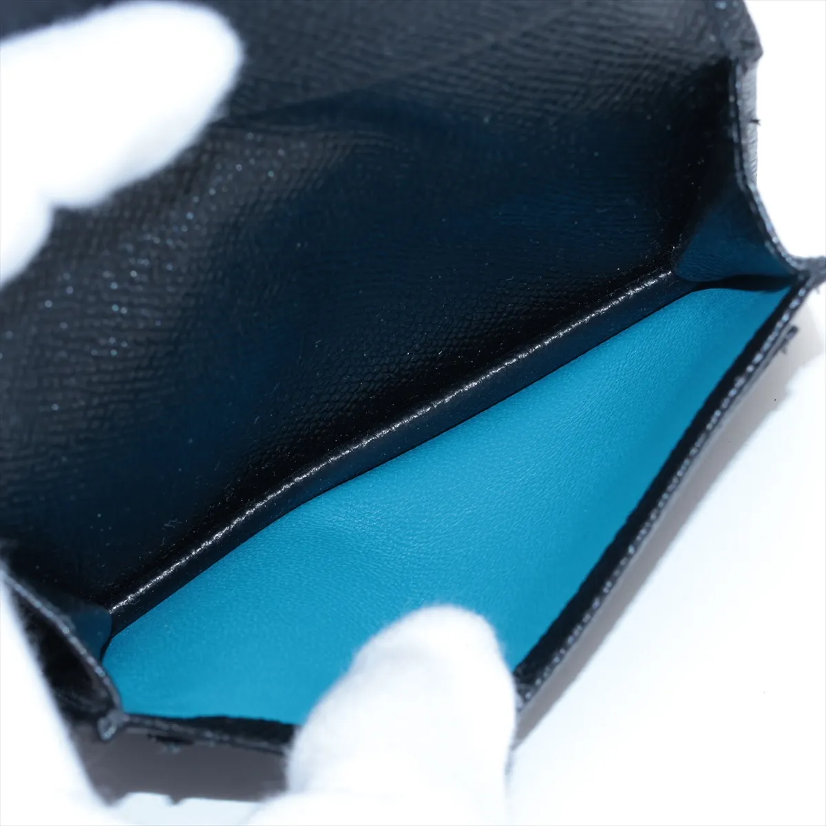 Leather Card Case Black — view 4