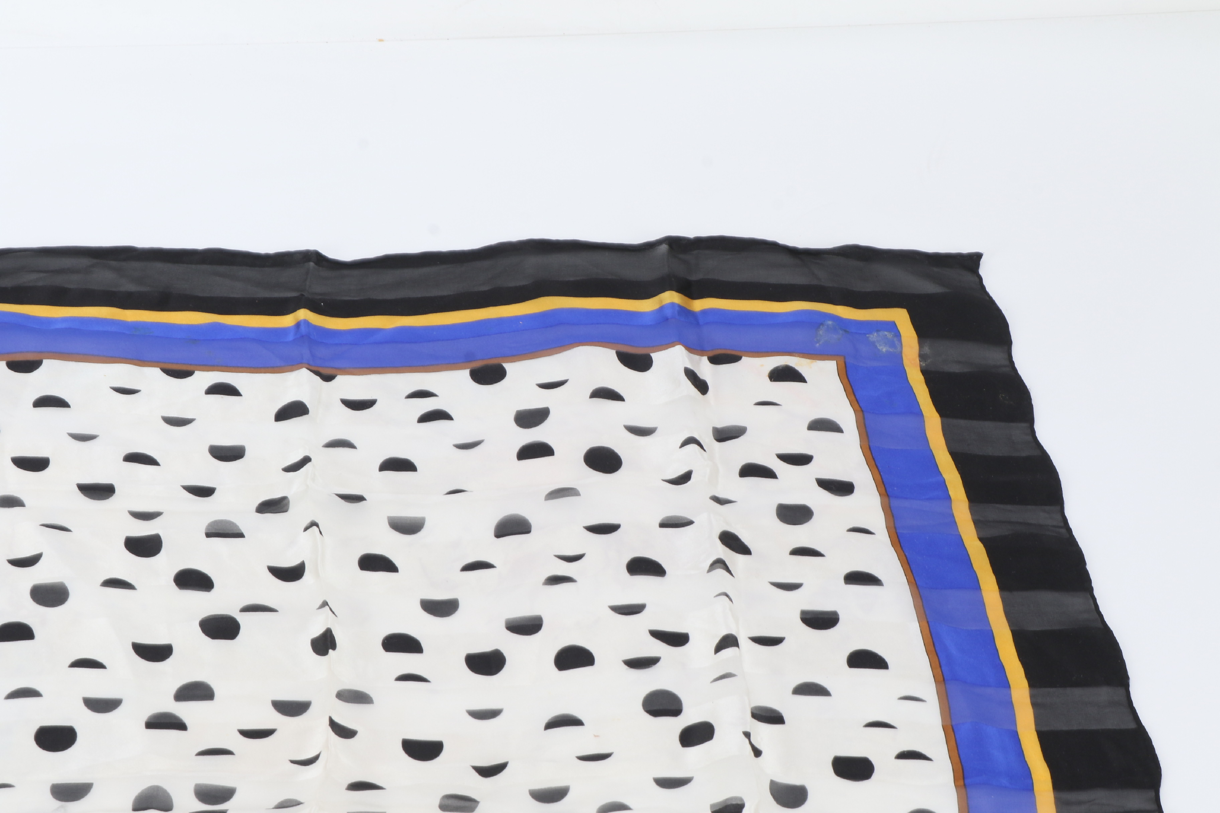 polka dot scarf with tag, other accessories — view 2