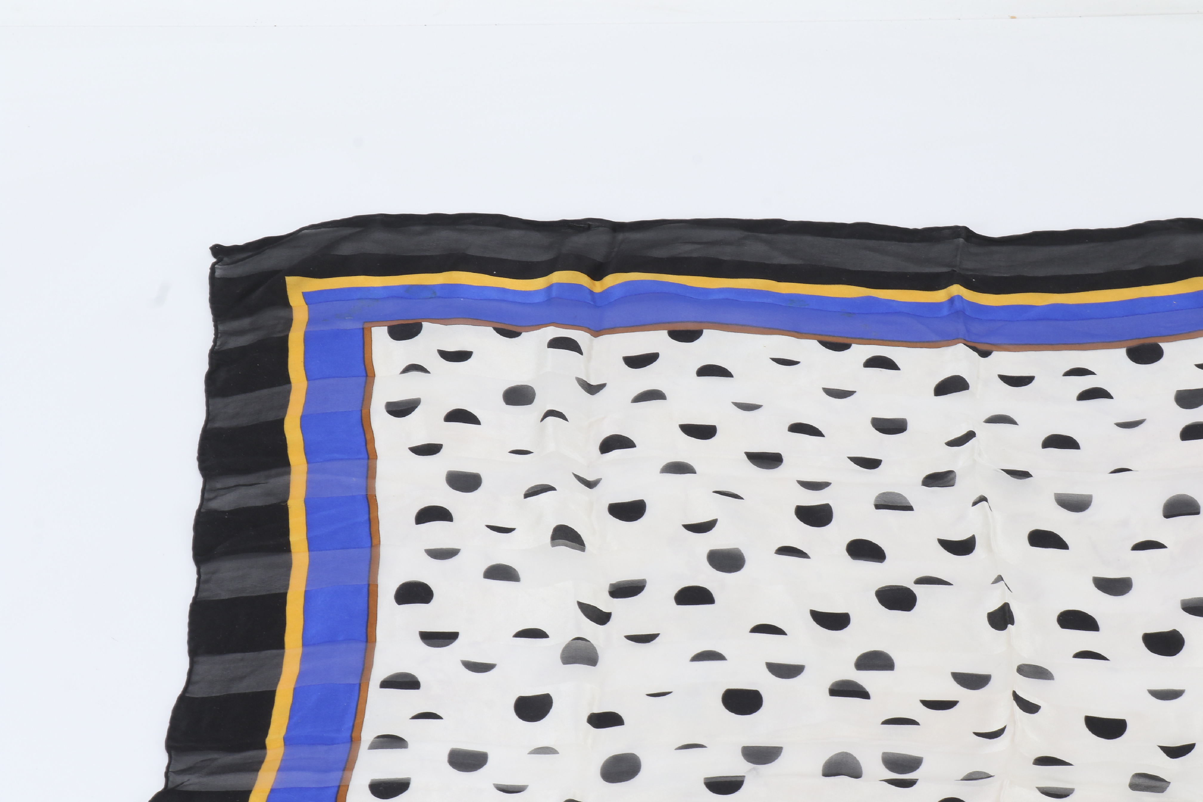 polka dot scarf with tag, other accessories — view 3