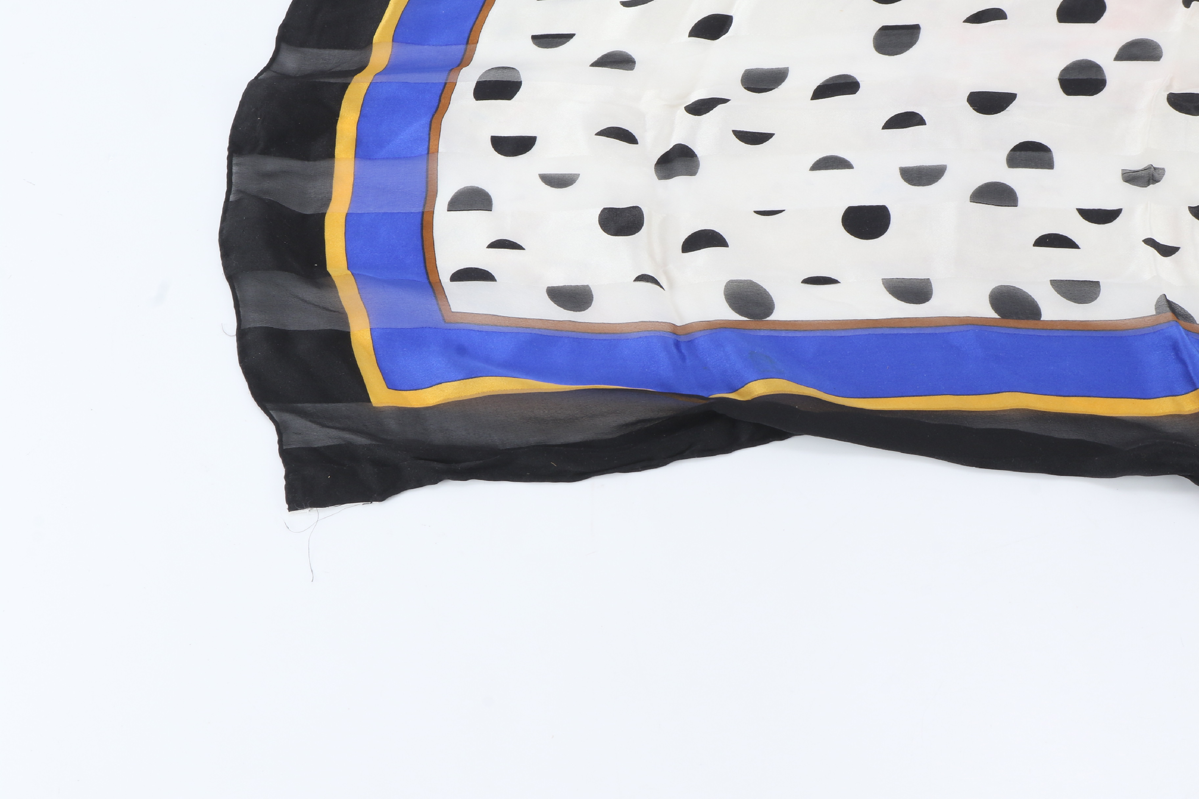 polka dot scarf with tag, other accessories — view 4