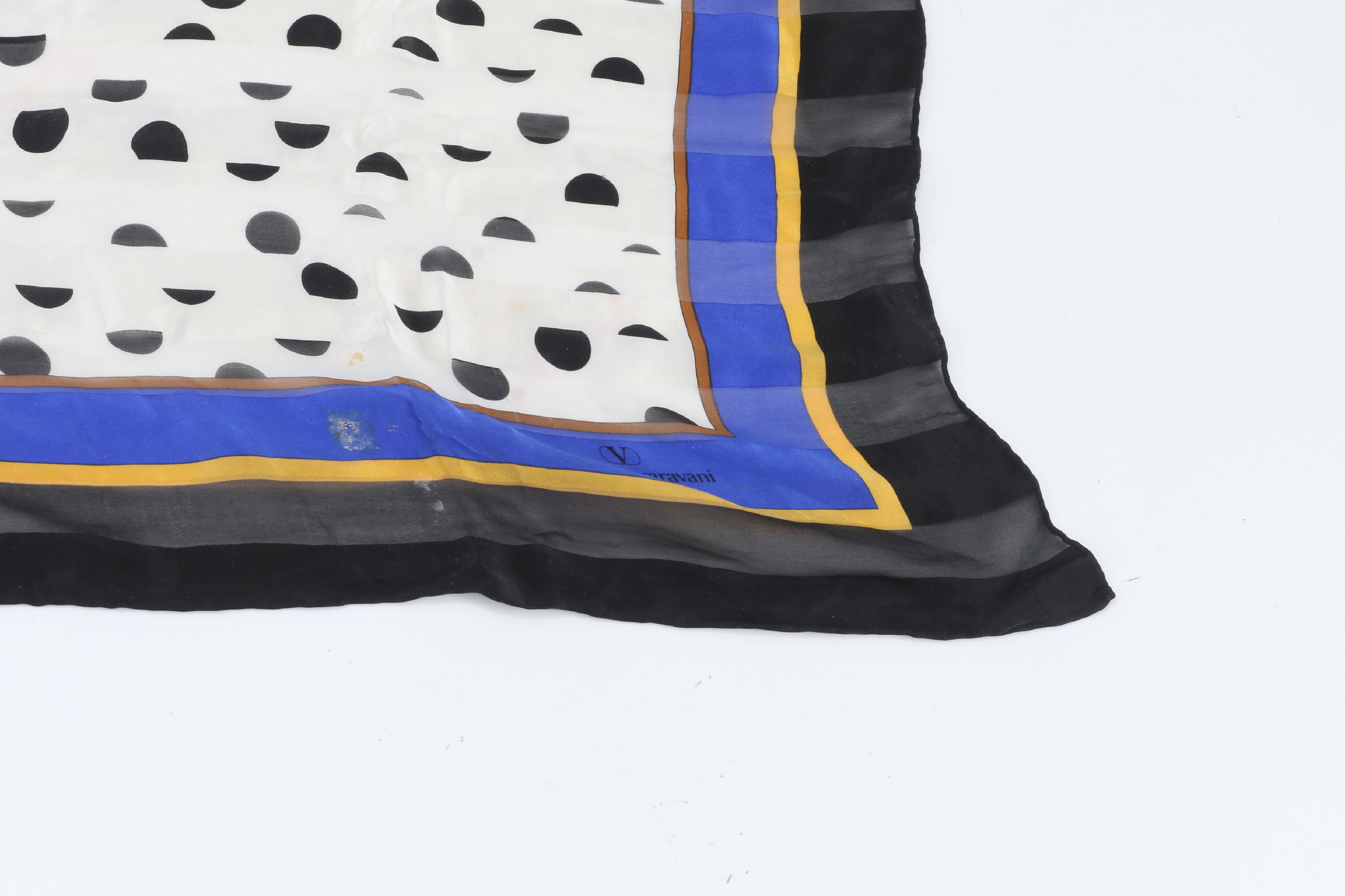 polka dot scarf with tag, other accessories — view 5