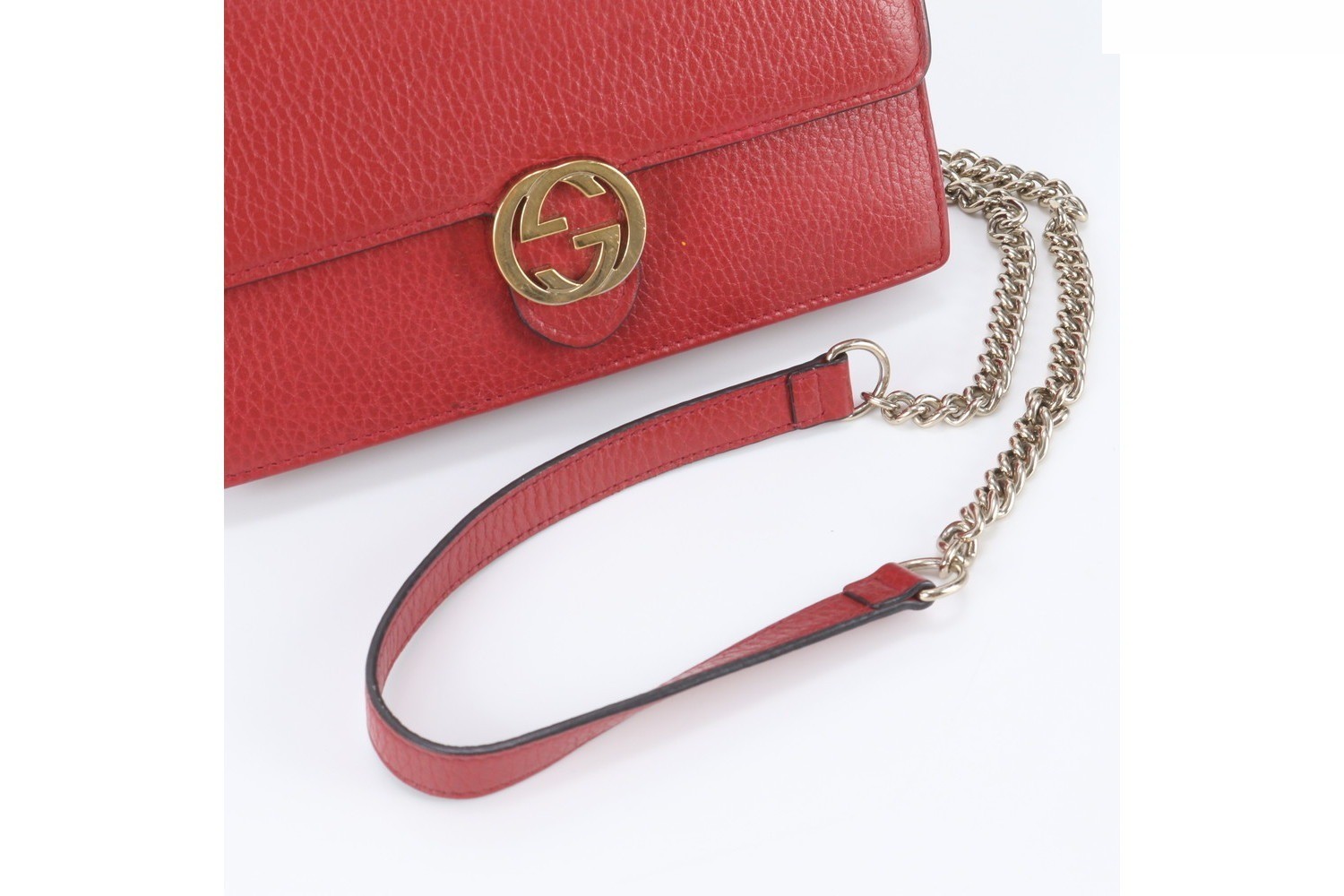 Interlocking G 510314 Leather 2-Way Chain Shoulder Bag — view 2