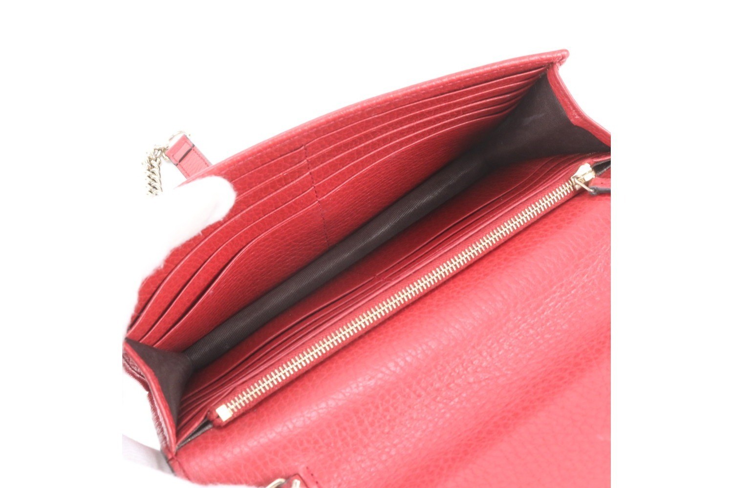 Interlocking G 510314 Leather 2-Way Chain Shoulder Bag — view 8