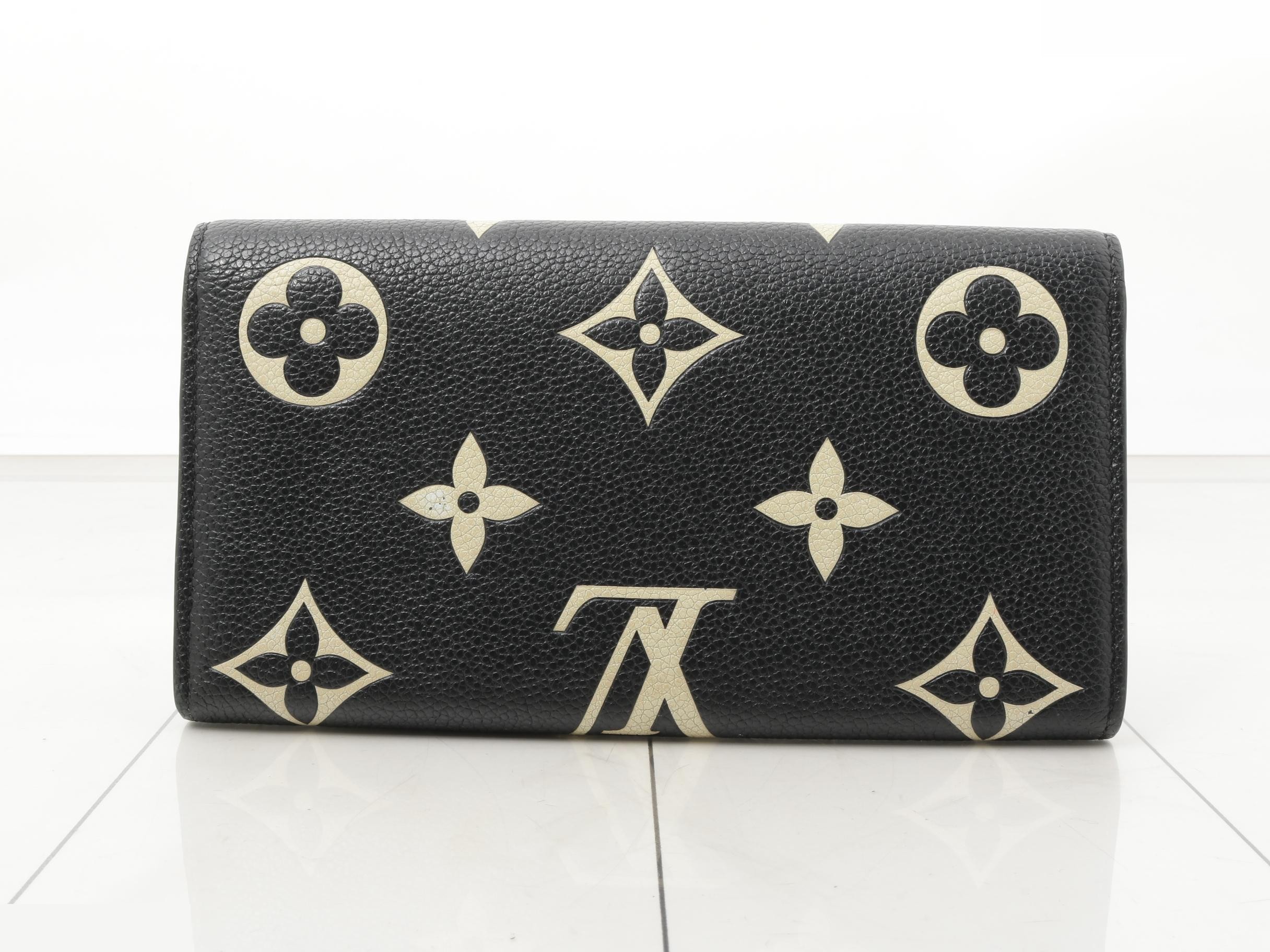 Empreinte Portefeuille Sarah Bicolor Noir RFID — view 2