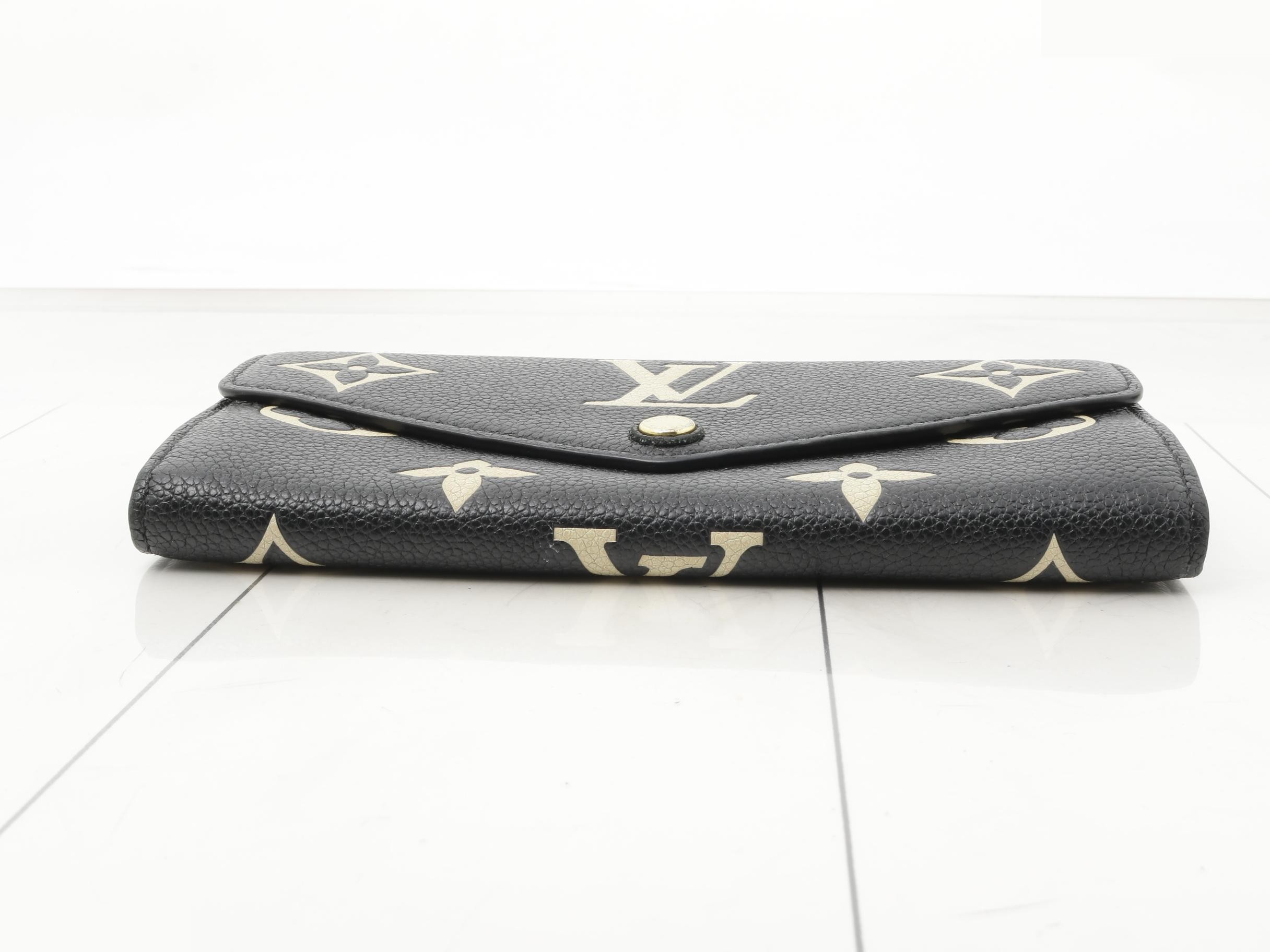 Empreinte Portefeuille Sarah Bicolor Noir RFID — view 3