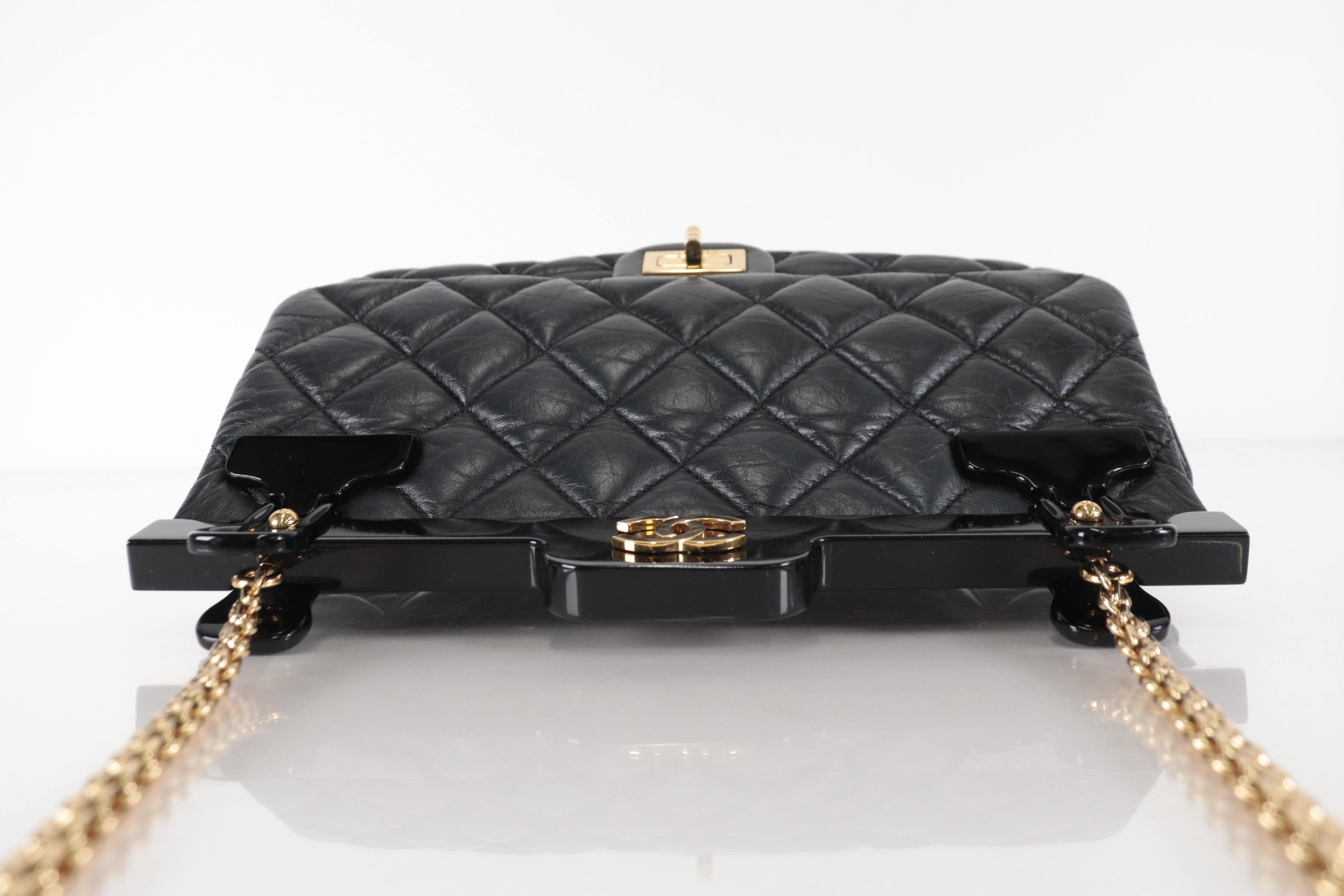 Matelassé 2.55 Hanger Motif Chain Shoulder Bag with Mirror (Serial Number 23) — view 6