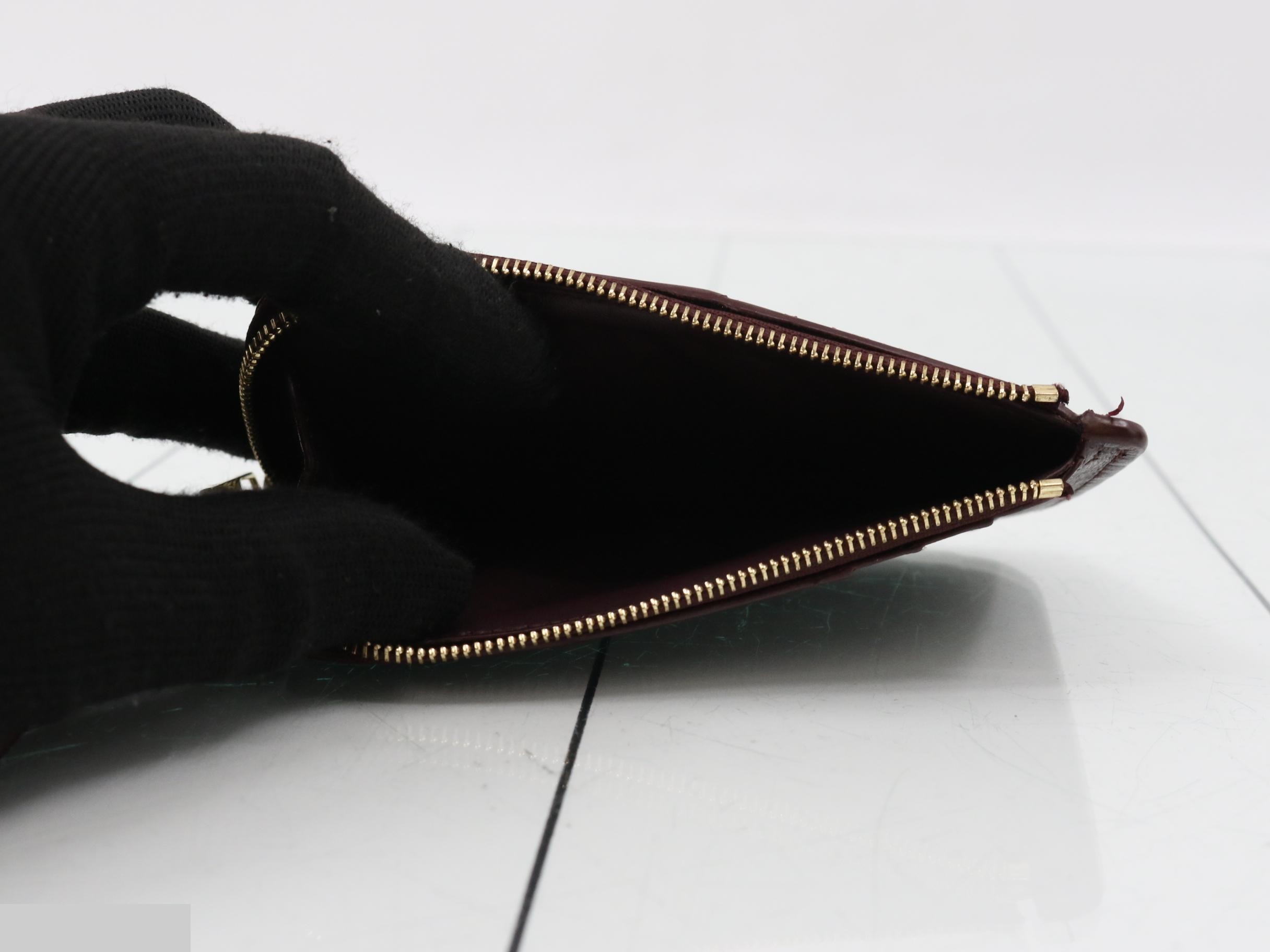 Leather Card and Coin Case, Bordeaux — view 4