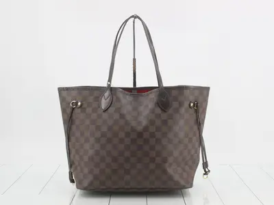 Neverfull MM Damier Ebene Brown Shoulder Bag