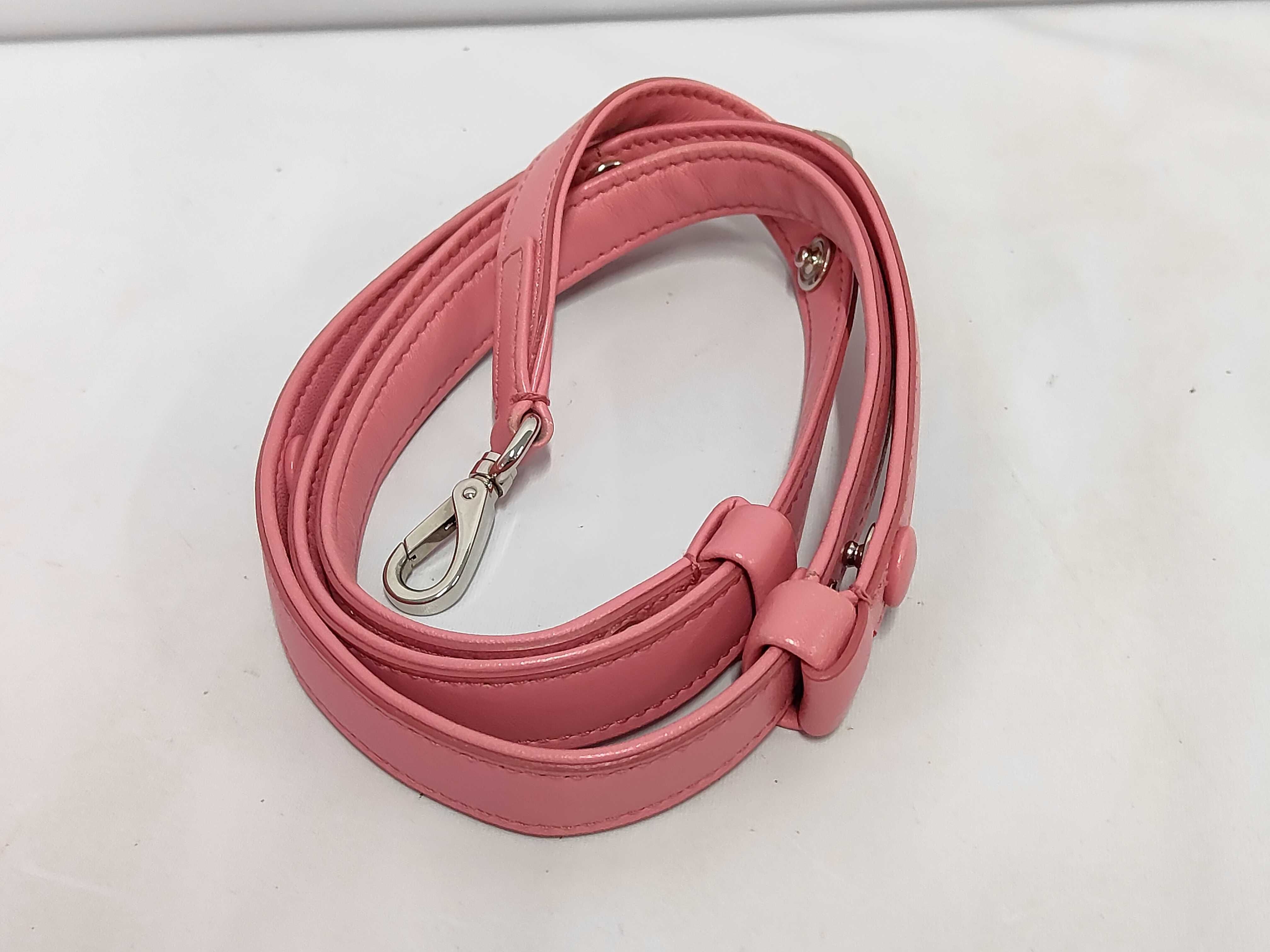 2-way bag with long strap, nylon, pink bag — view 12