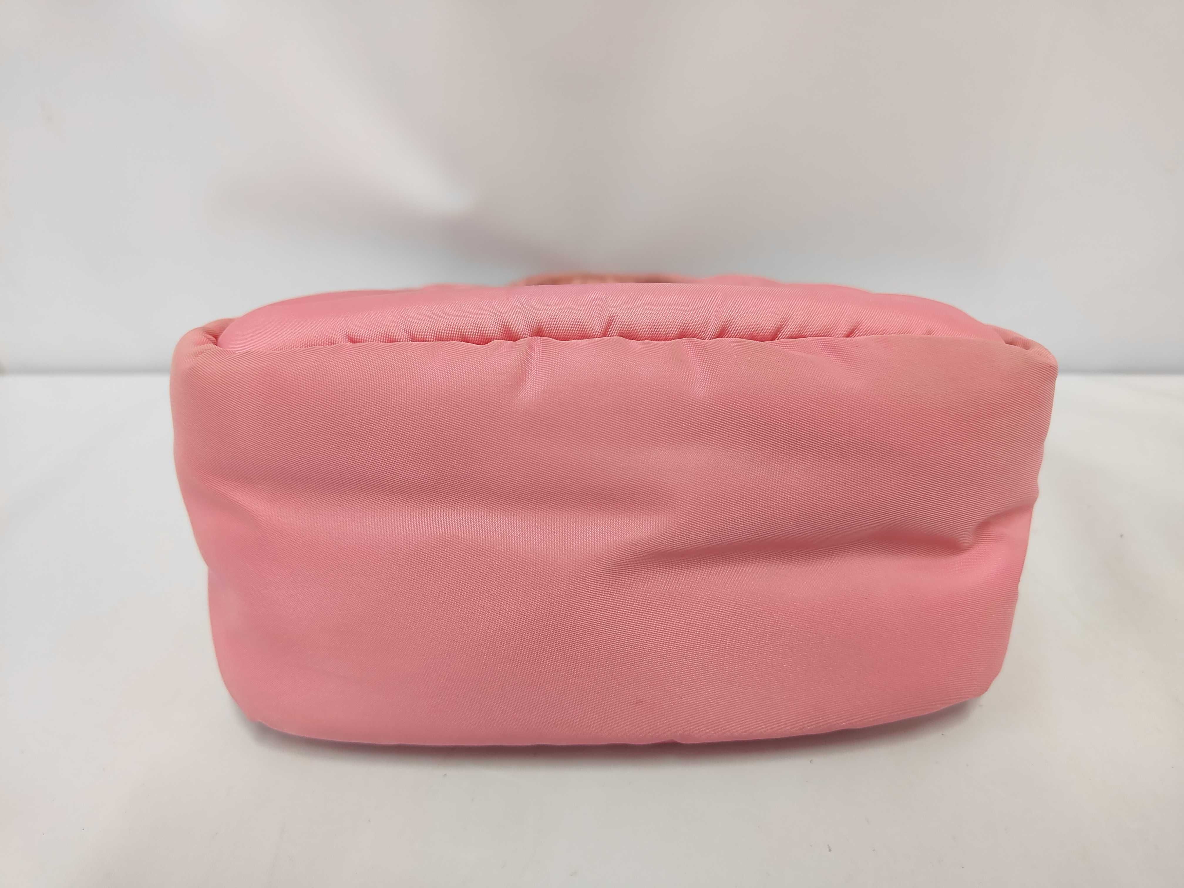 2-way bag with long strap, nylon, pink bag — view 3