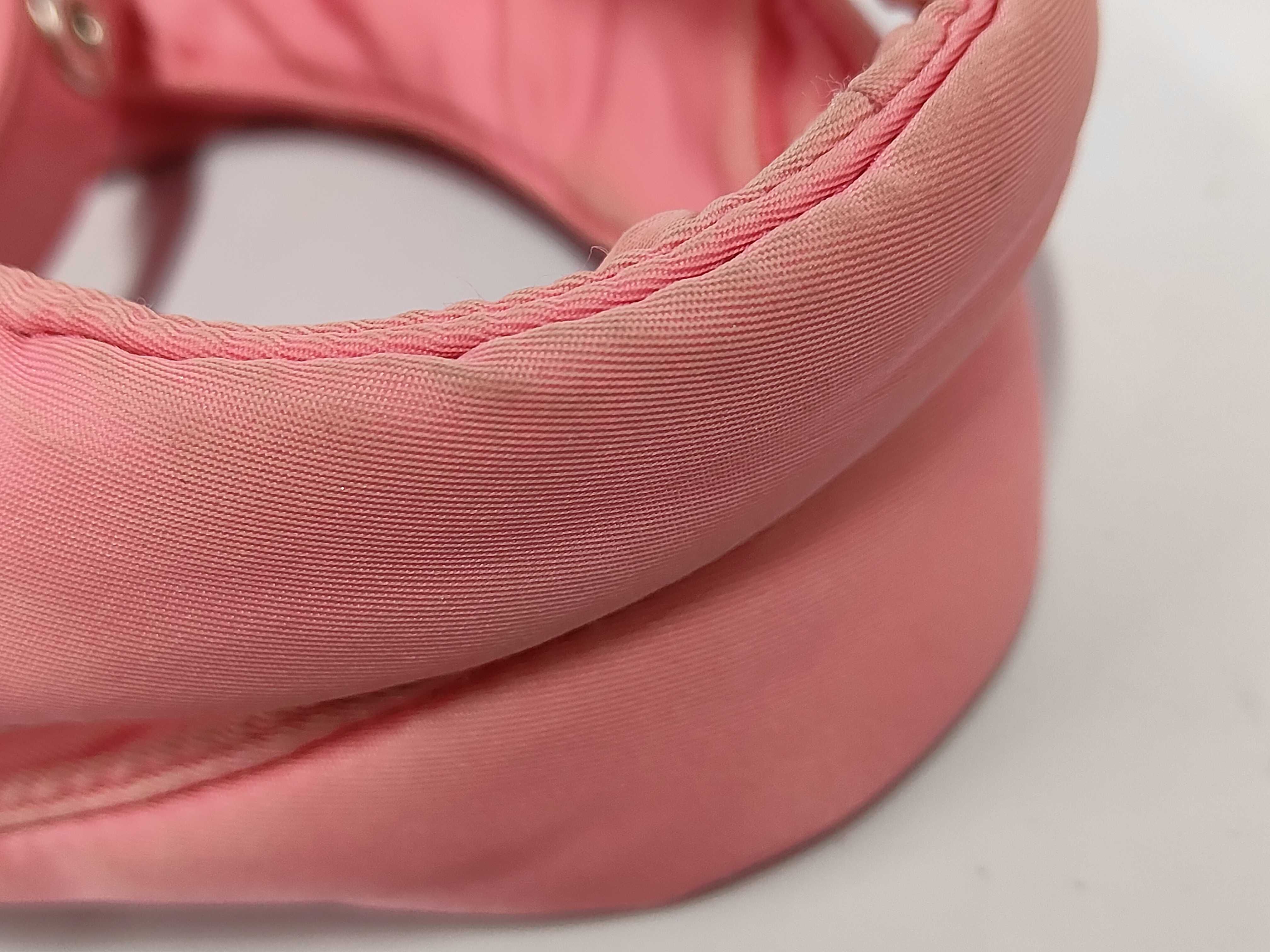 2-way bag with long strap, nylon, pink bag — view 6