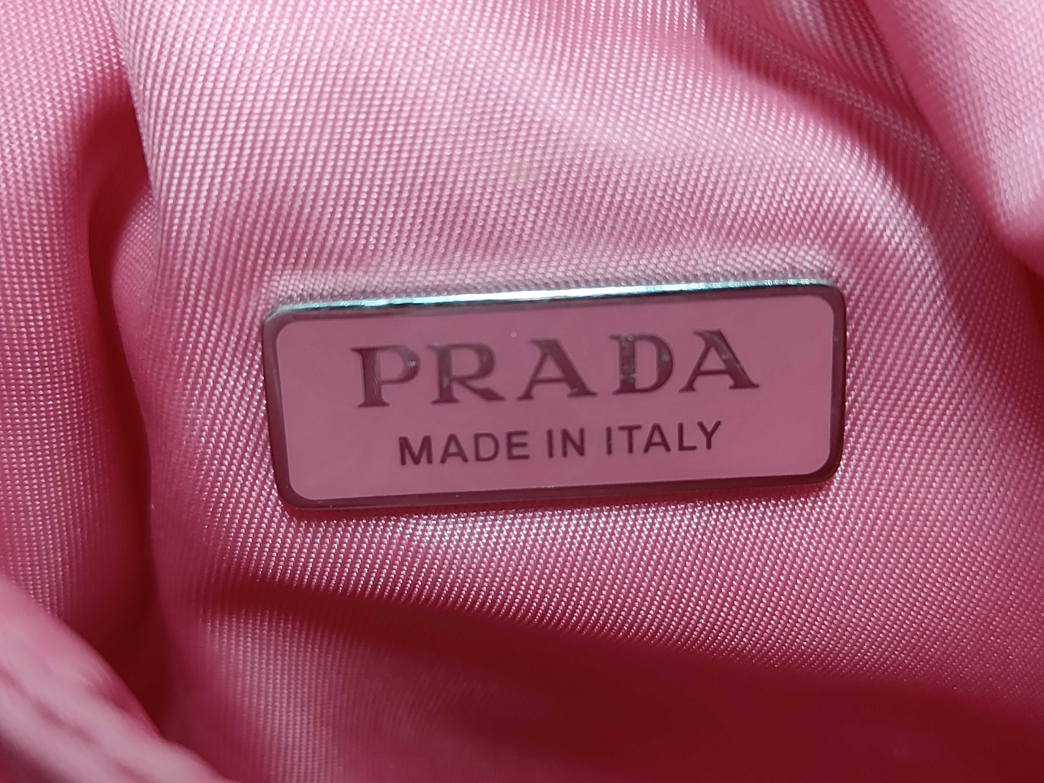 2-way bag with long strap, nylon, pink bag — view 9