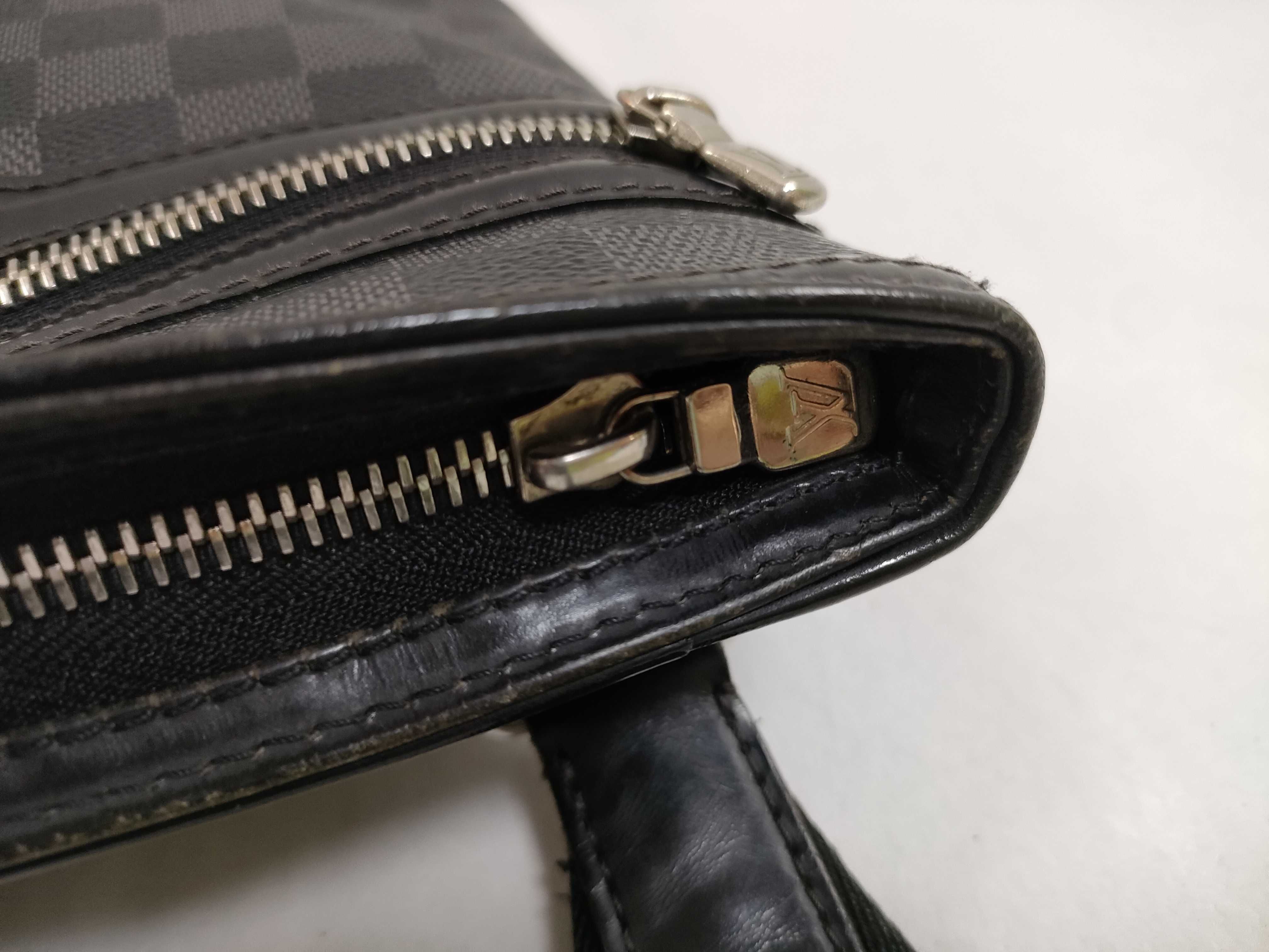 Damier Graphite Thomas N58028 RI1153 Gray x Black Shoulder Bag — view 7