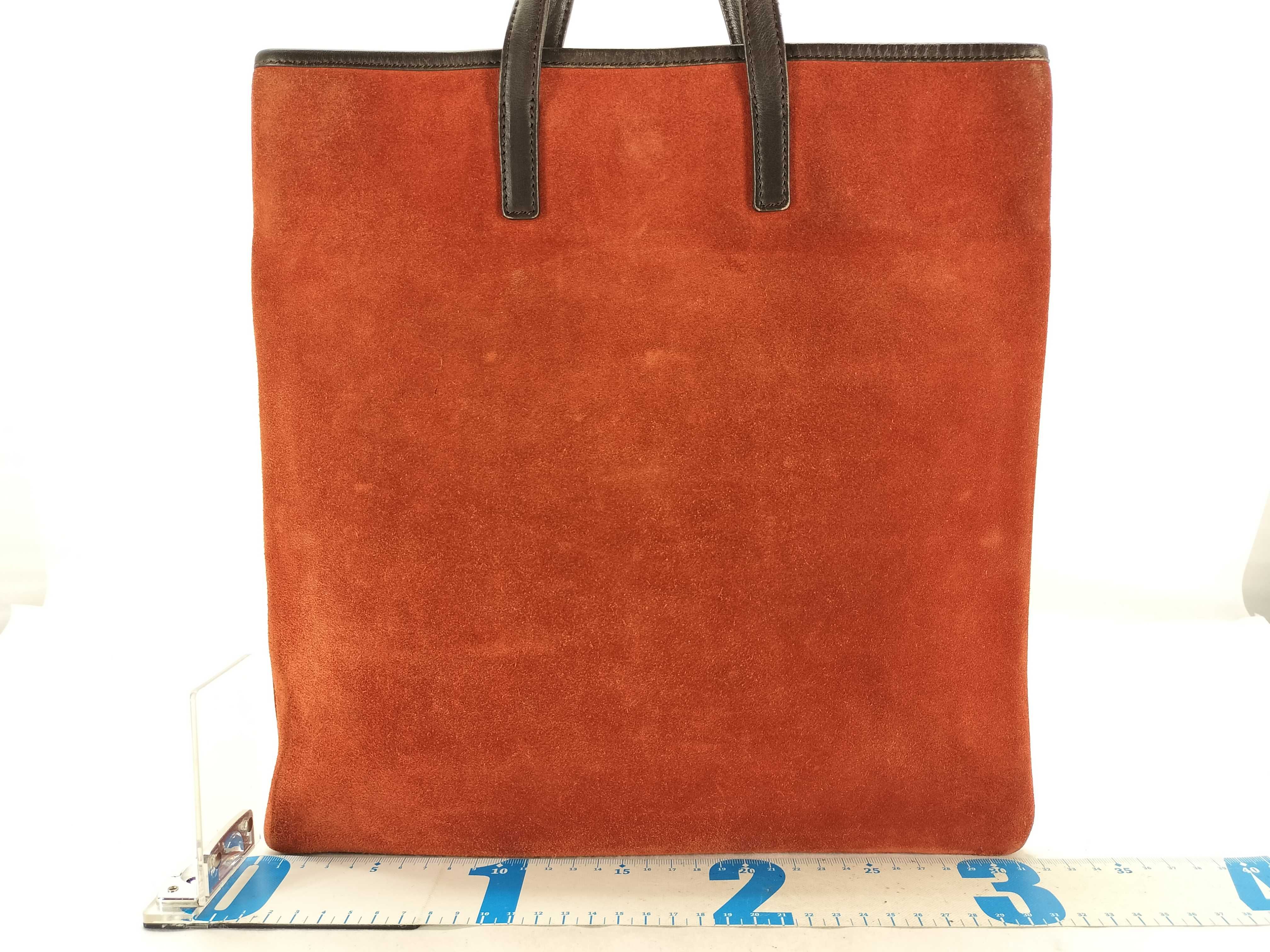 handbag, suede, anagram tote bag — view 2