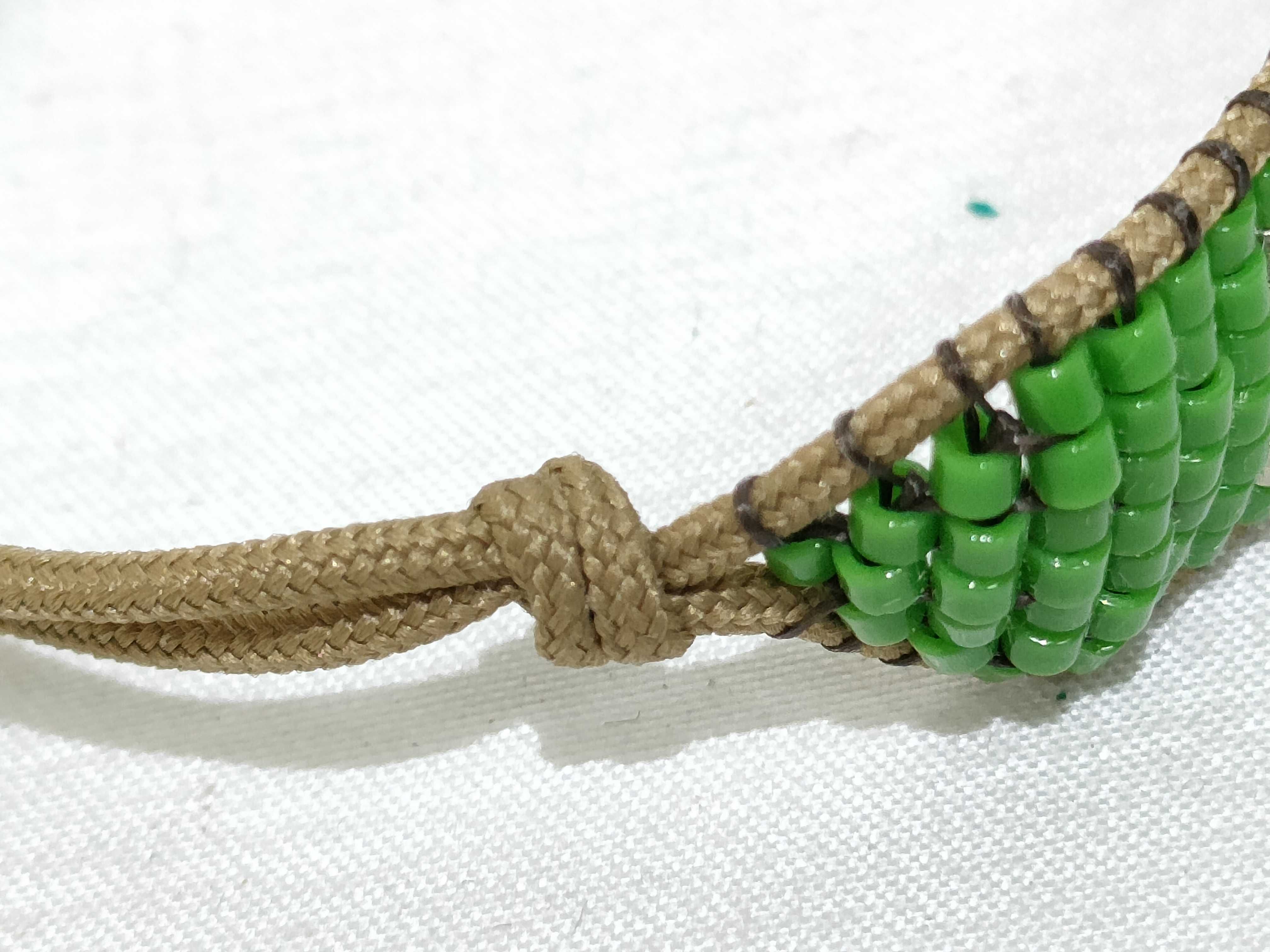 Signature Bracelet, Beaded, Green Bracelet/Bangle — view 4