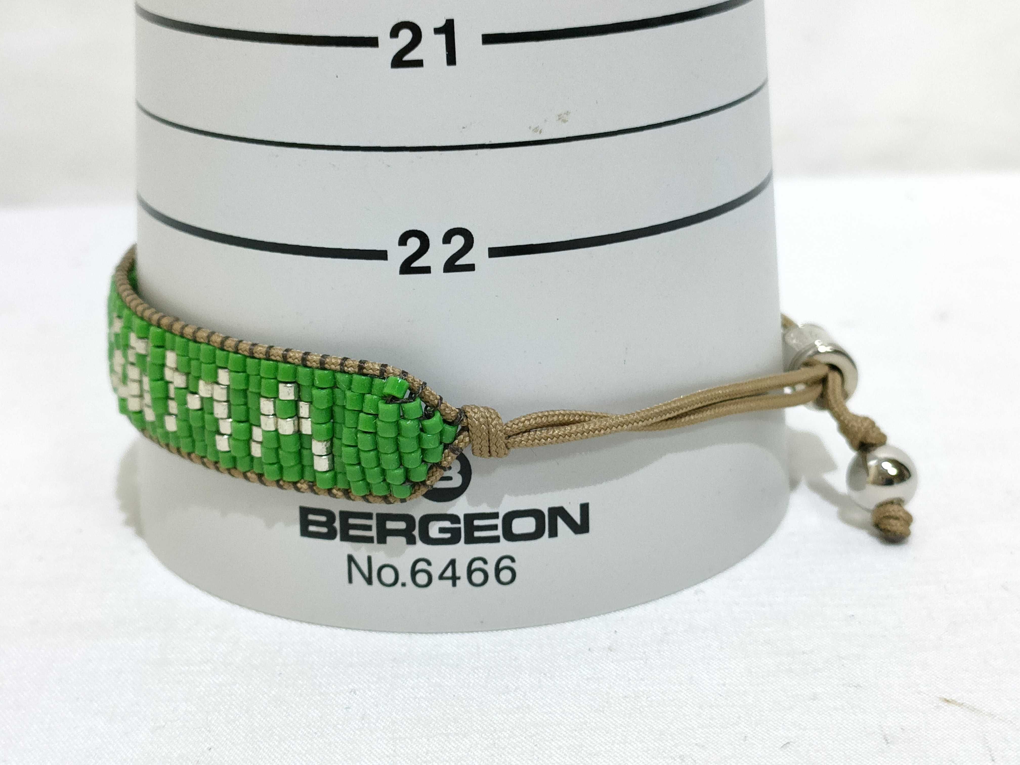 Signature Bracelet, Beaded, Green Bracelet/Bangle — view 5