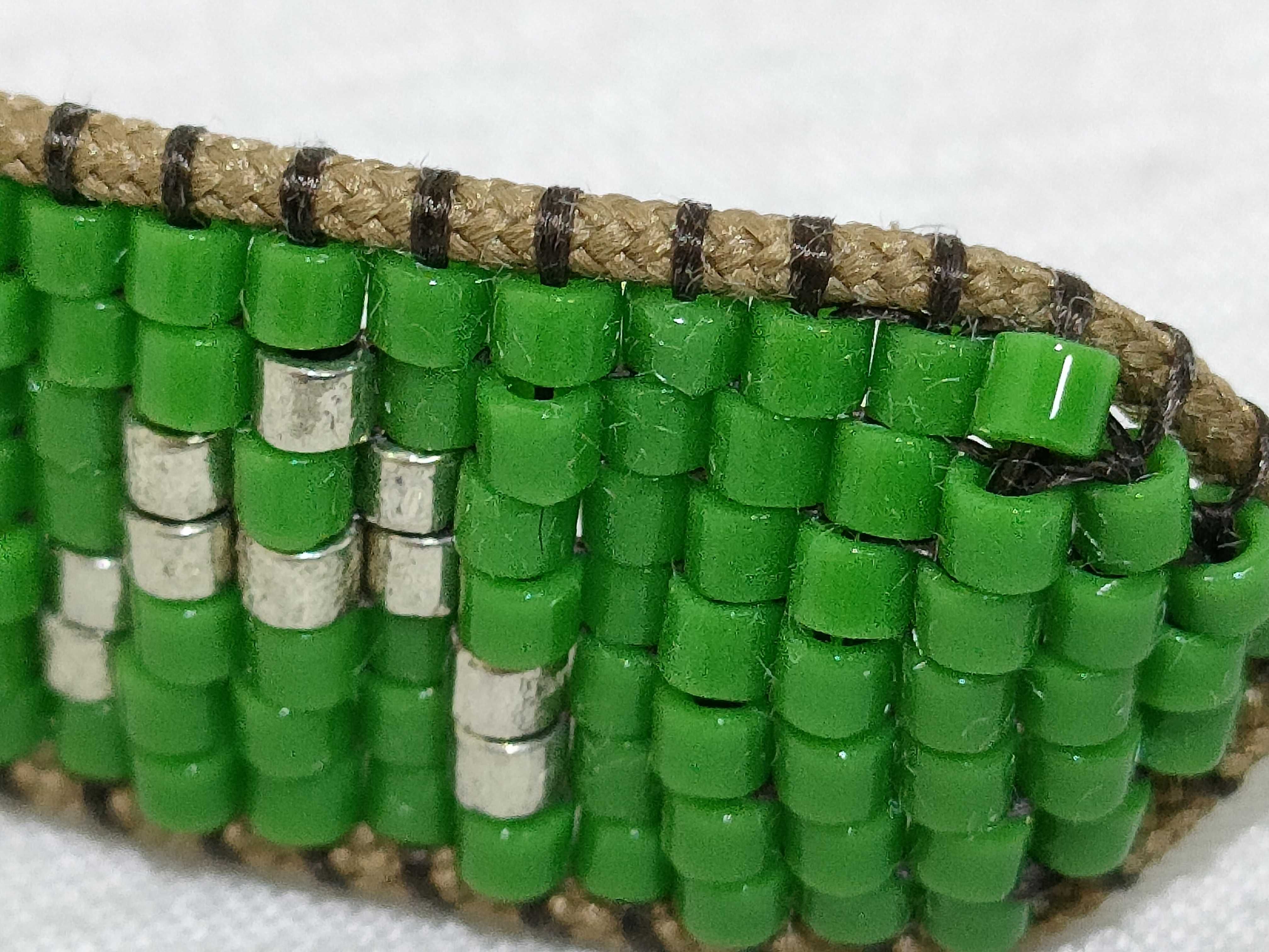 Signature Bracelet, Beaded, Green Bracelet/Bangle — view 7