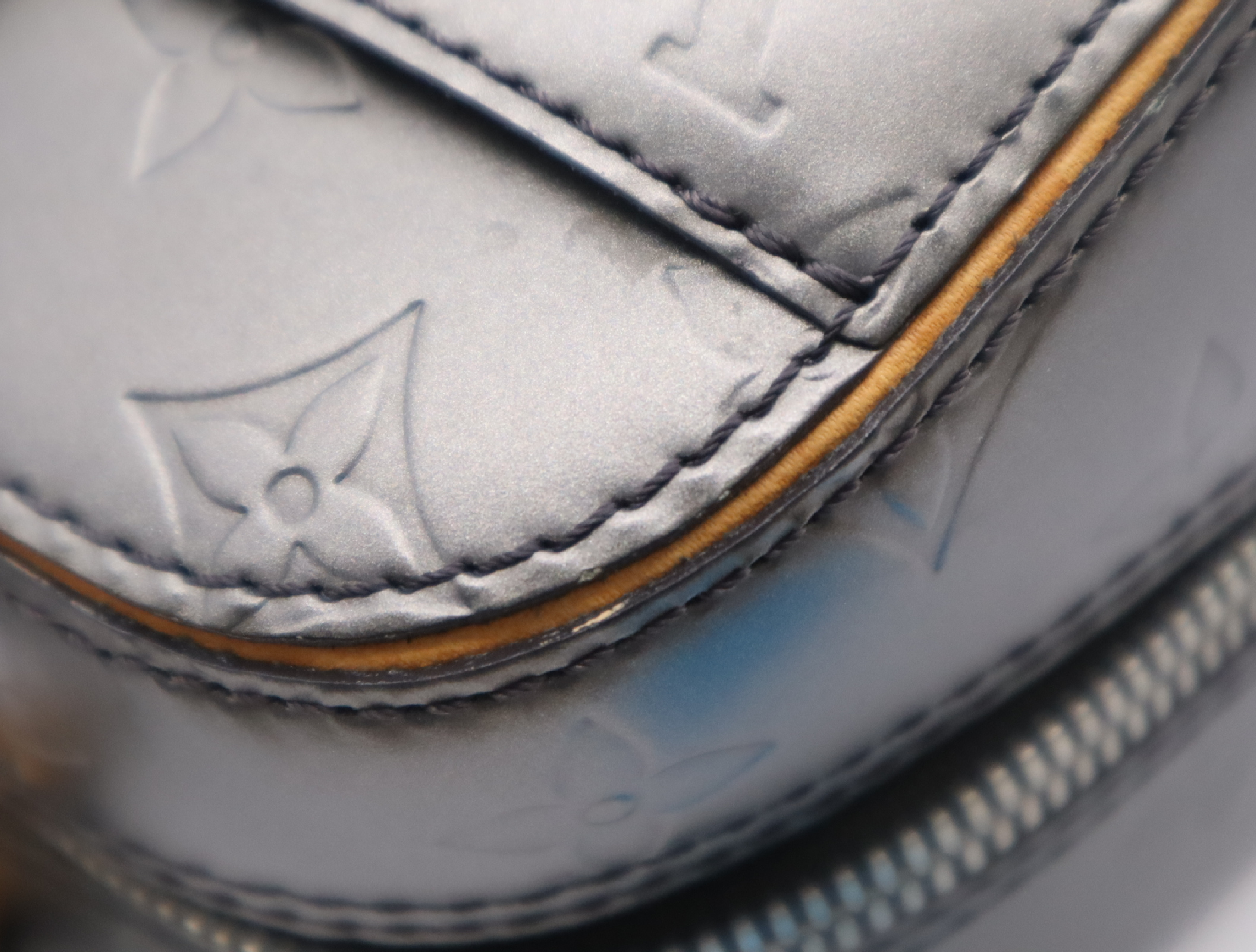 M55172 Monogram Matte Shelton Blue Shoulder Bag — view 11