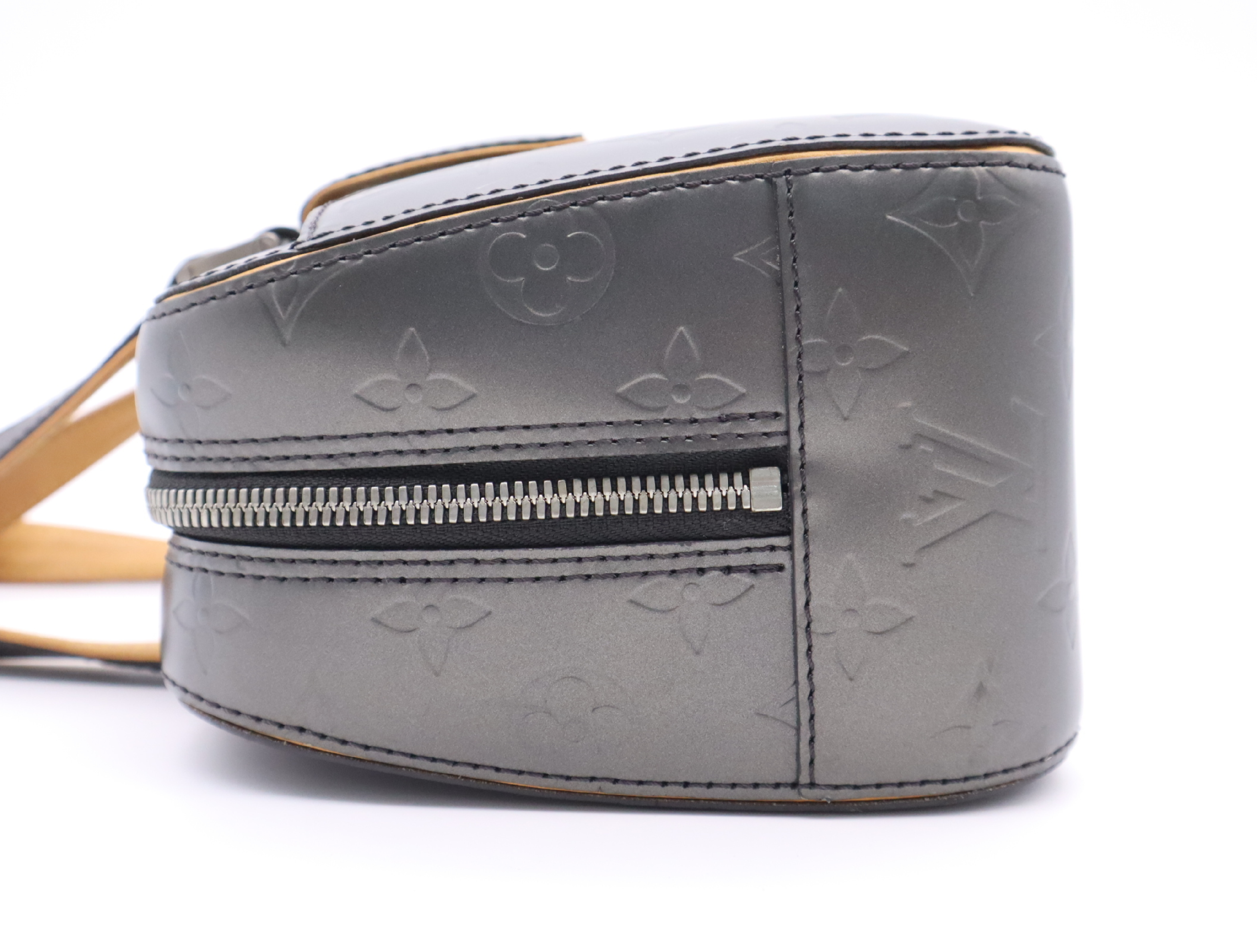 M55172 Monogram Matte Shelton Blue Shoulder Bag — view 3