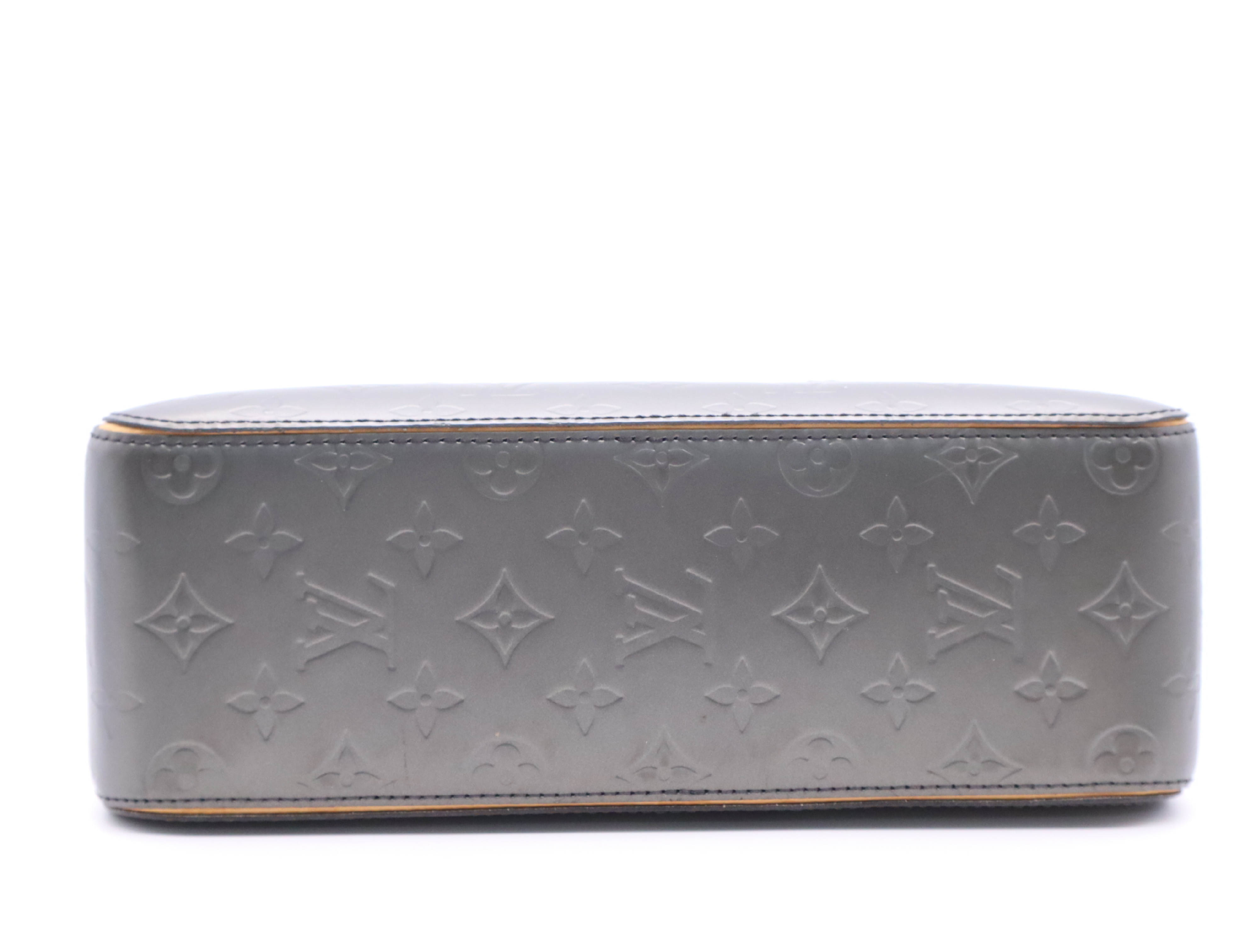 M55172 Monogram Matte Shelton Blue Shoulder Bag — view 4