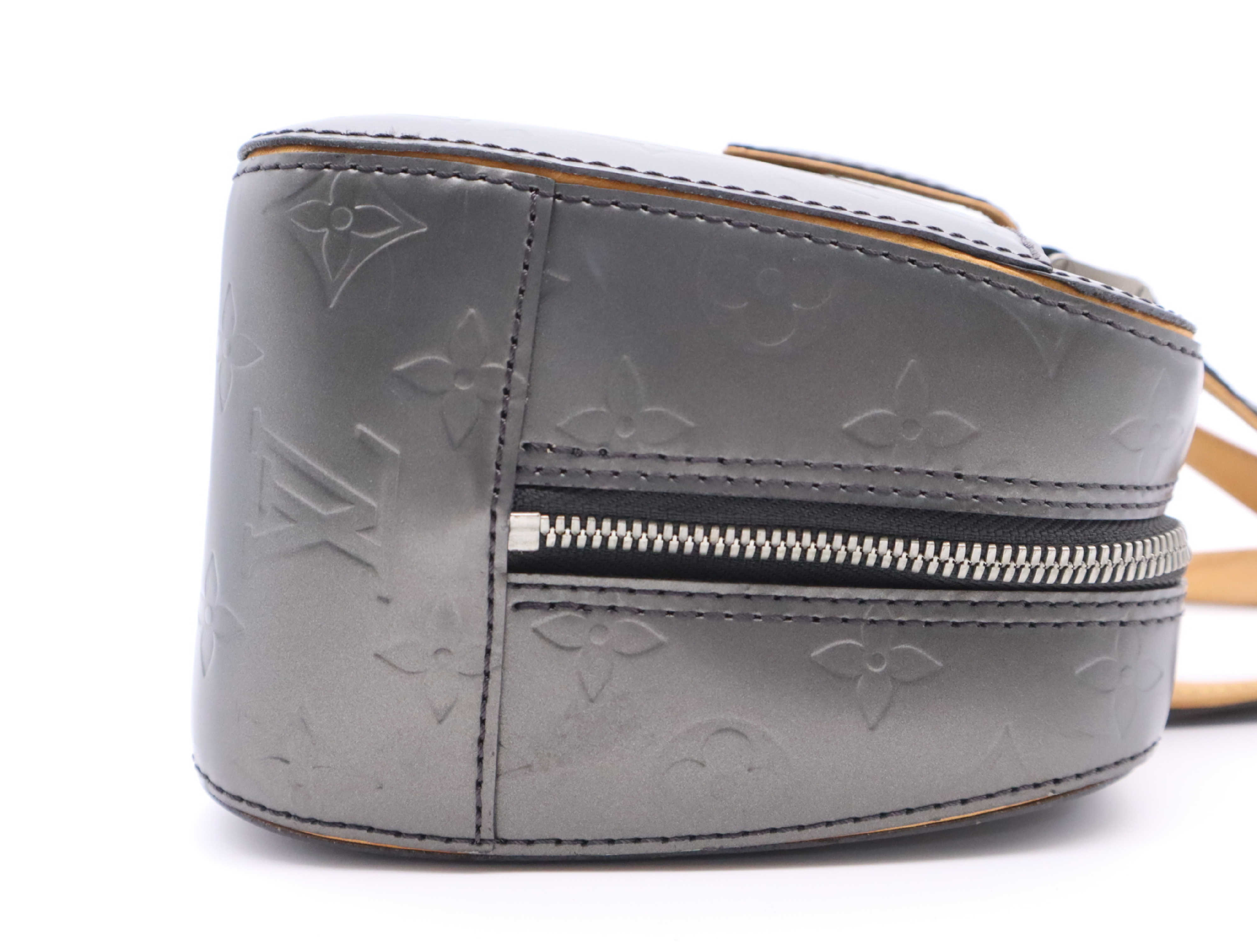 M55172 Monogram Matte Shelton Blue Shoulder Bag — view 5