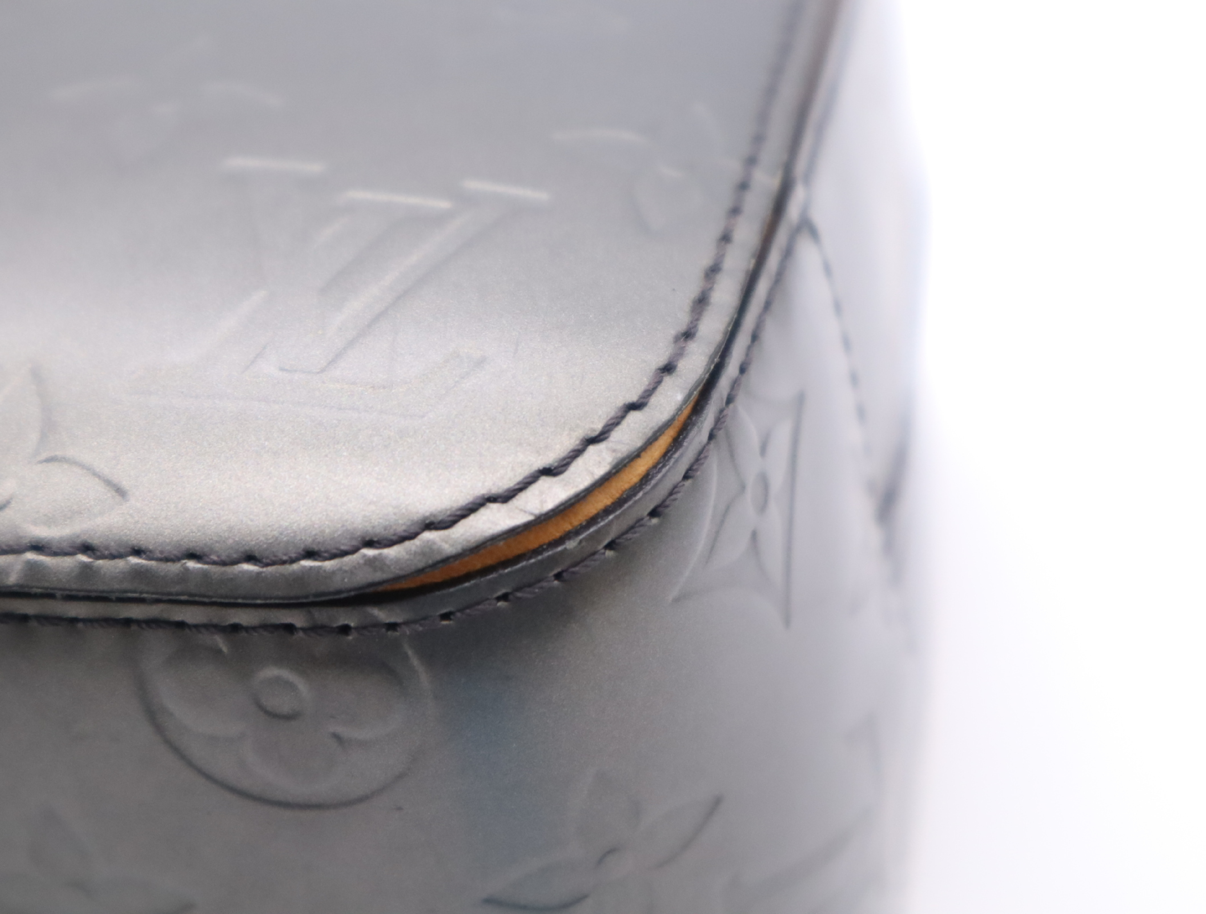 M55172 Monogram Matte Shelton Blue Shoulder Bag — view 7