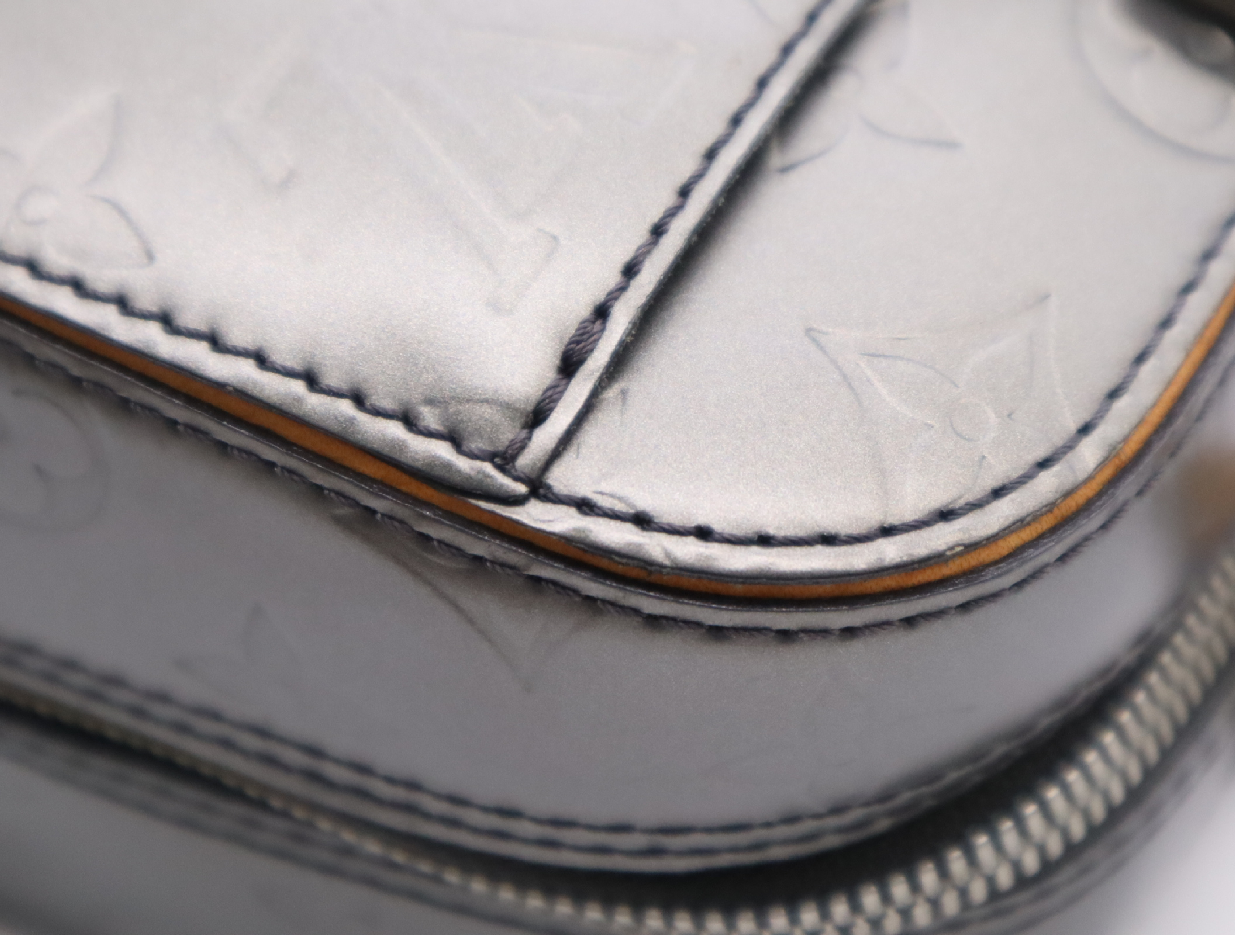 M55172 Monogram Matte Shelton Blue Shoulder Bag — view 8
