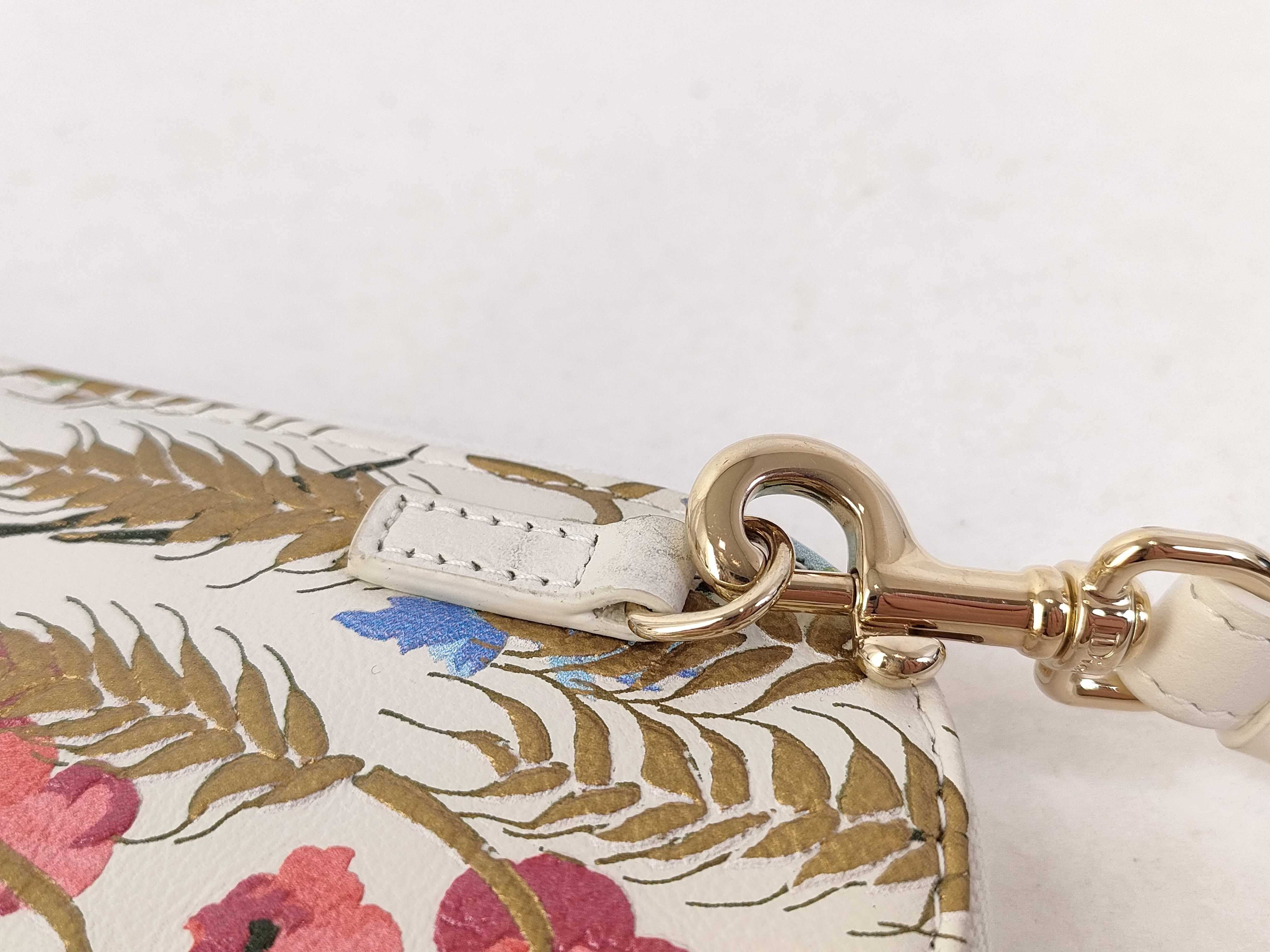 Phone Pouch Leather Ivory x Multicolor Shoulder Bag — view 5