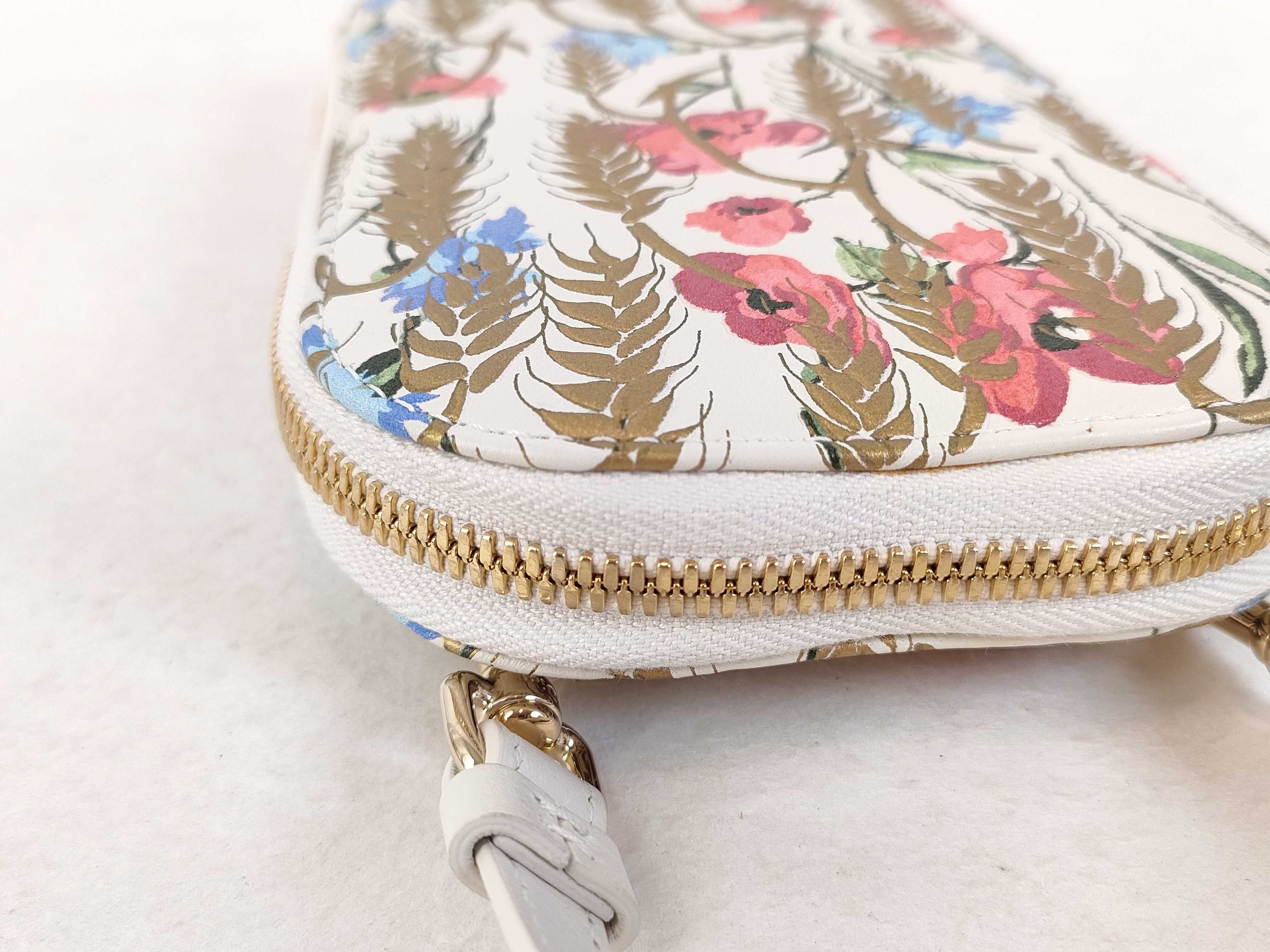 Phone Pouch Leather Ivory x Multicolor Shoulder Bag — view 8