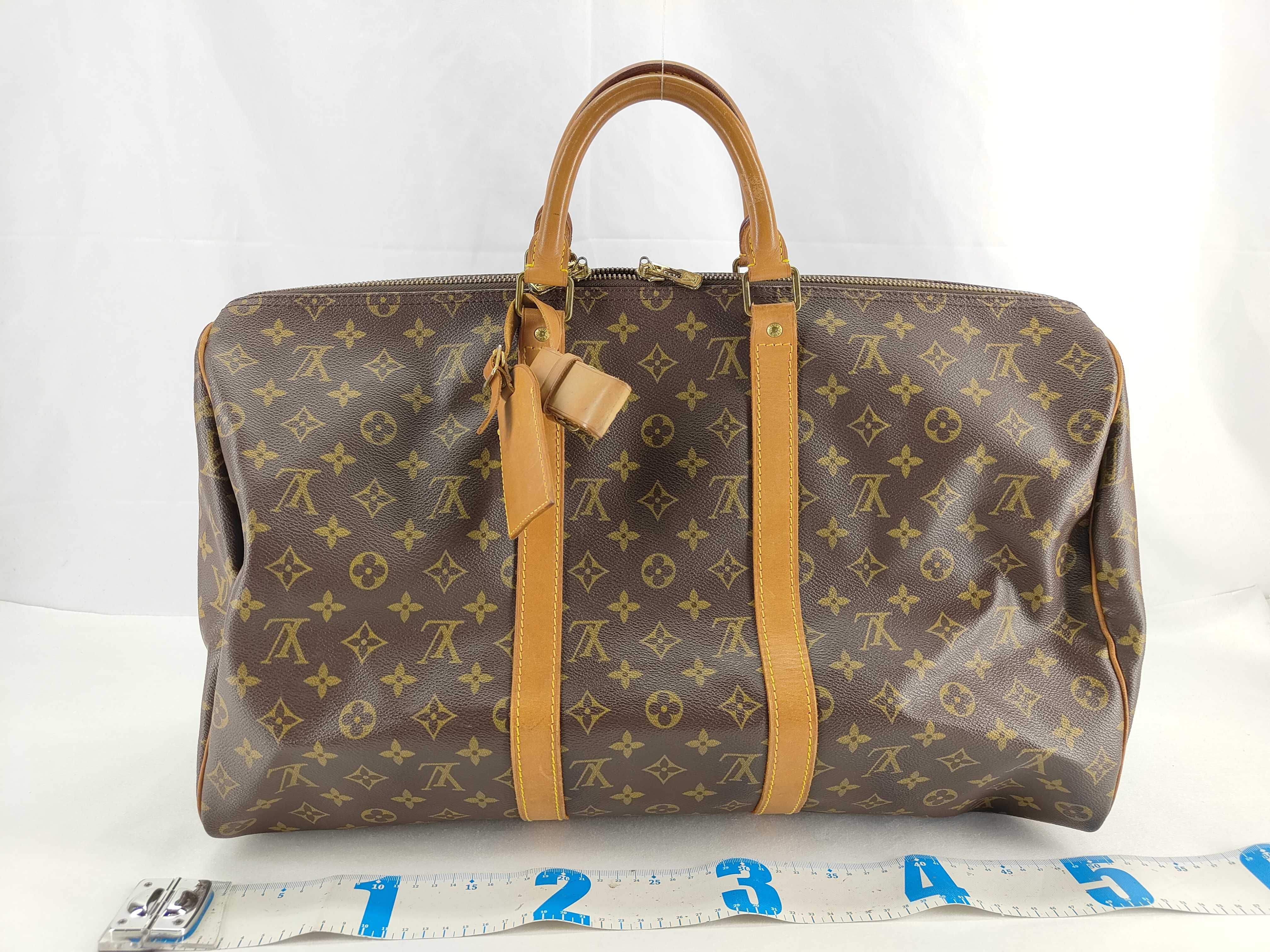 Monogram Keepall 50 M41426 VI871 Brown Boston Bag — view 2