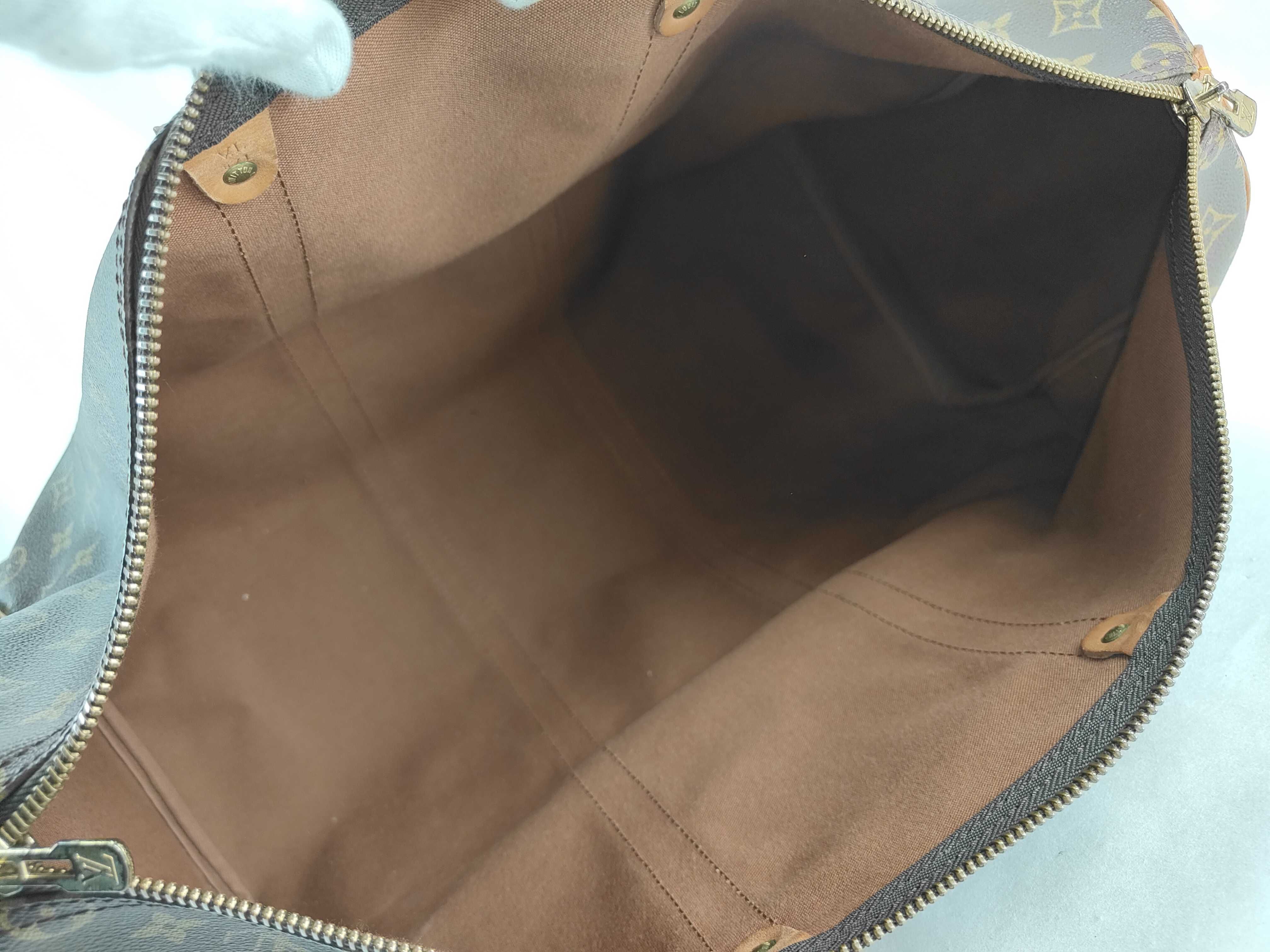 Monogram Keepall 50 M41426 VI871 Brown Boston Bag — view 13