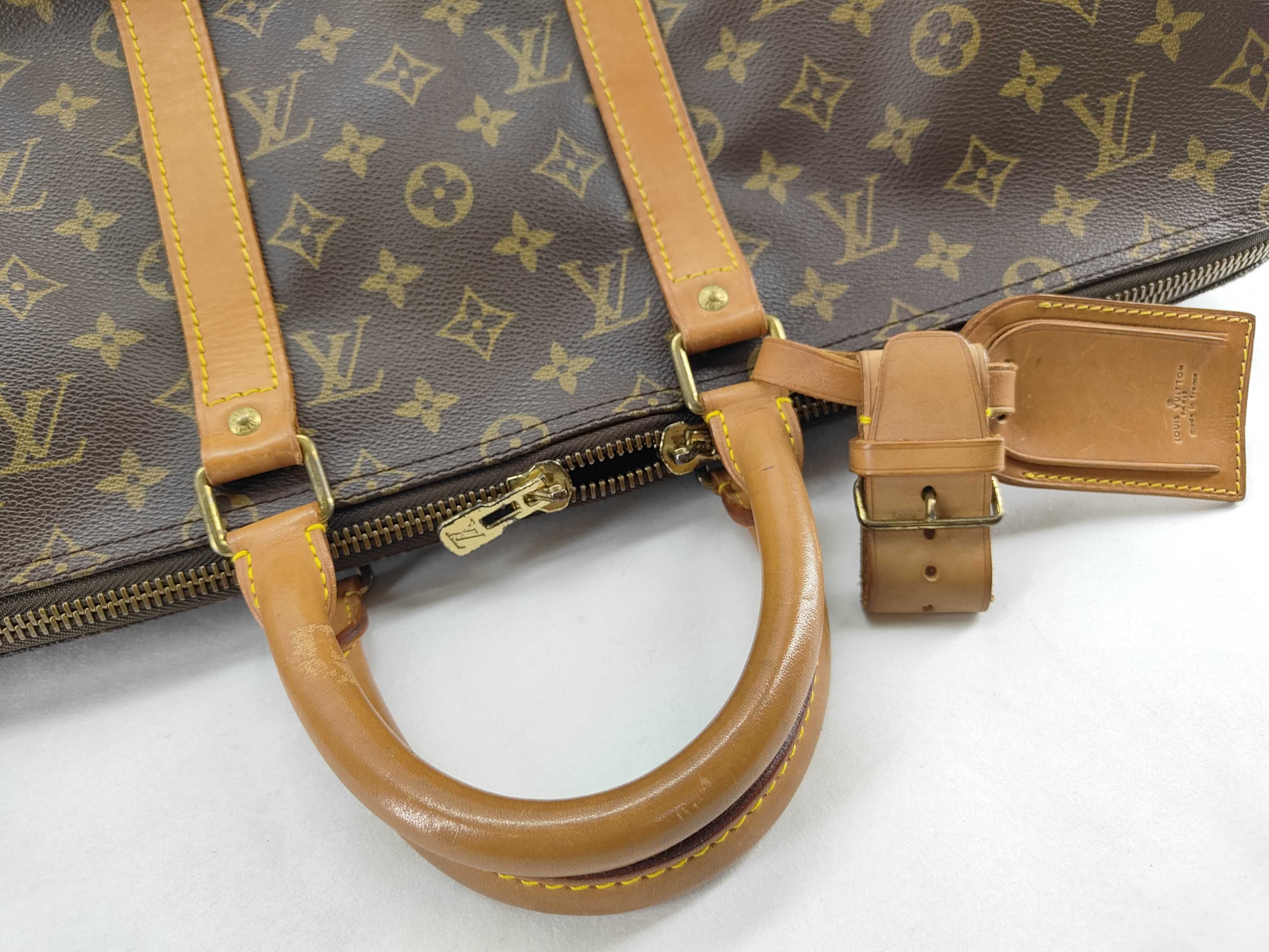 Monogram Keepall 50 M41426 VI871 Brown Boston Bag — view 4