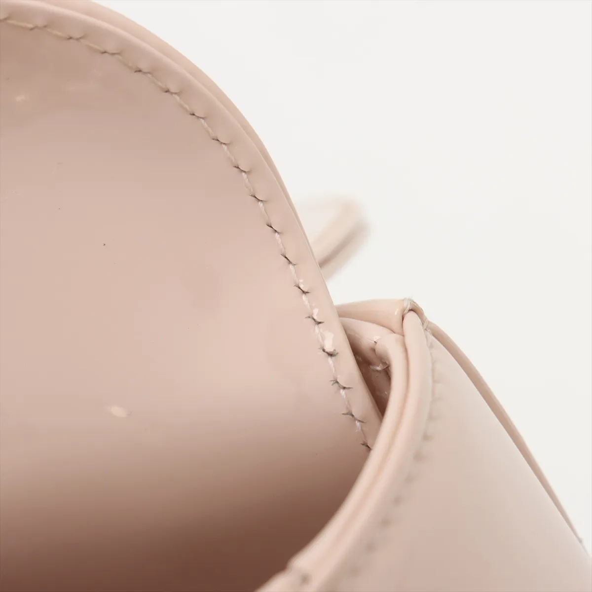 Cannage Lady Dior Mini Patent Leather 2WAY Handbag Pink — view 12
