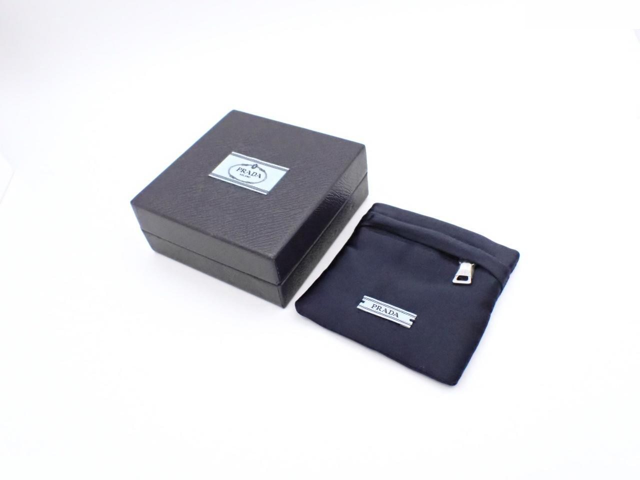 SV925 Crystal Triangle Logo Earrings 5.4g — view 4