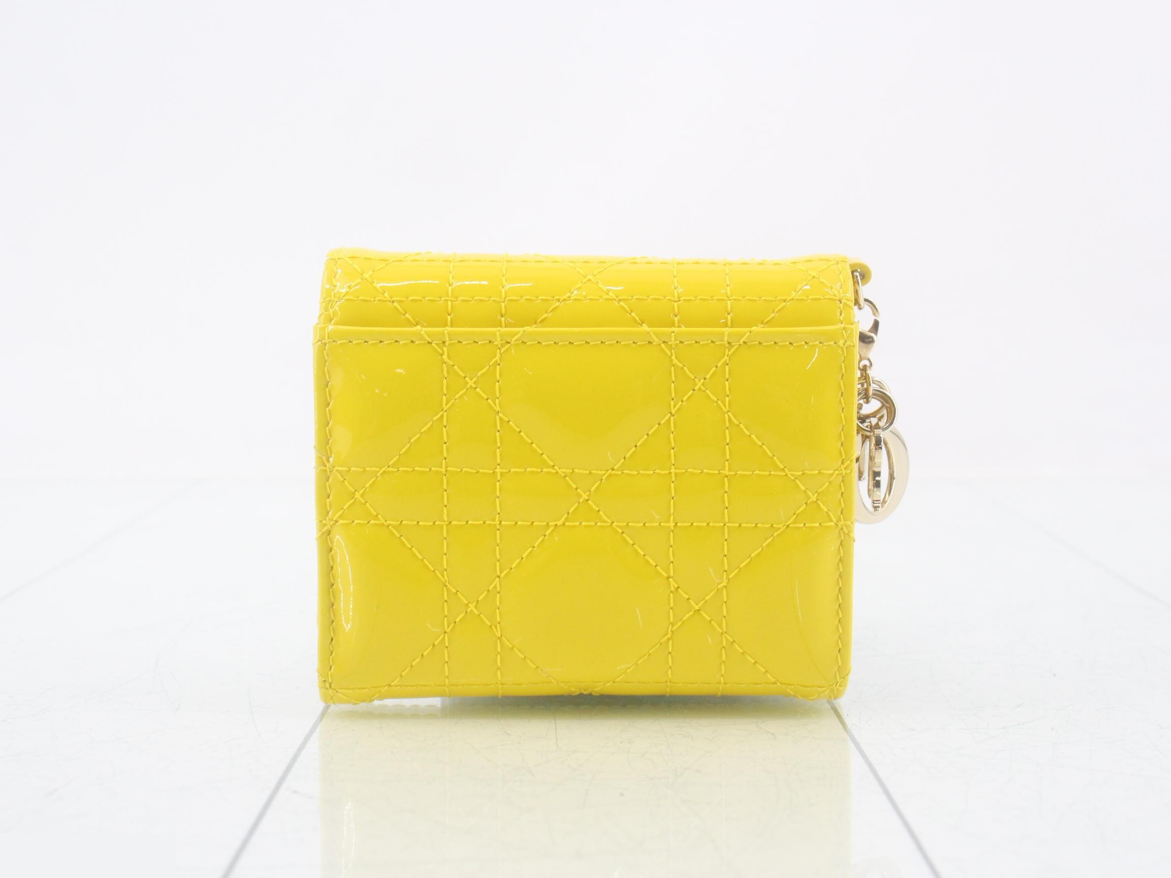 Lady Dior Lotus Wallet Tri-fold Wallet — view 2