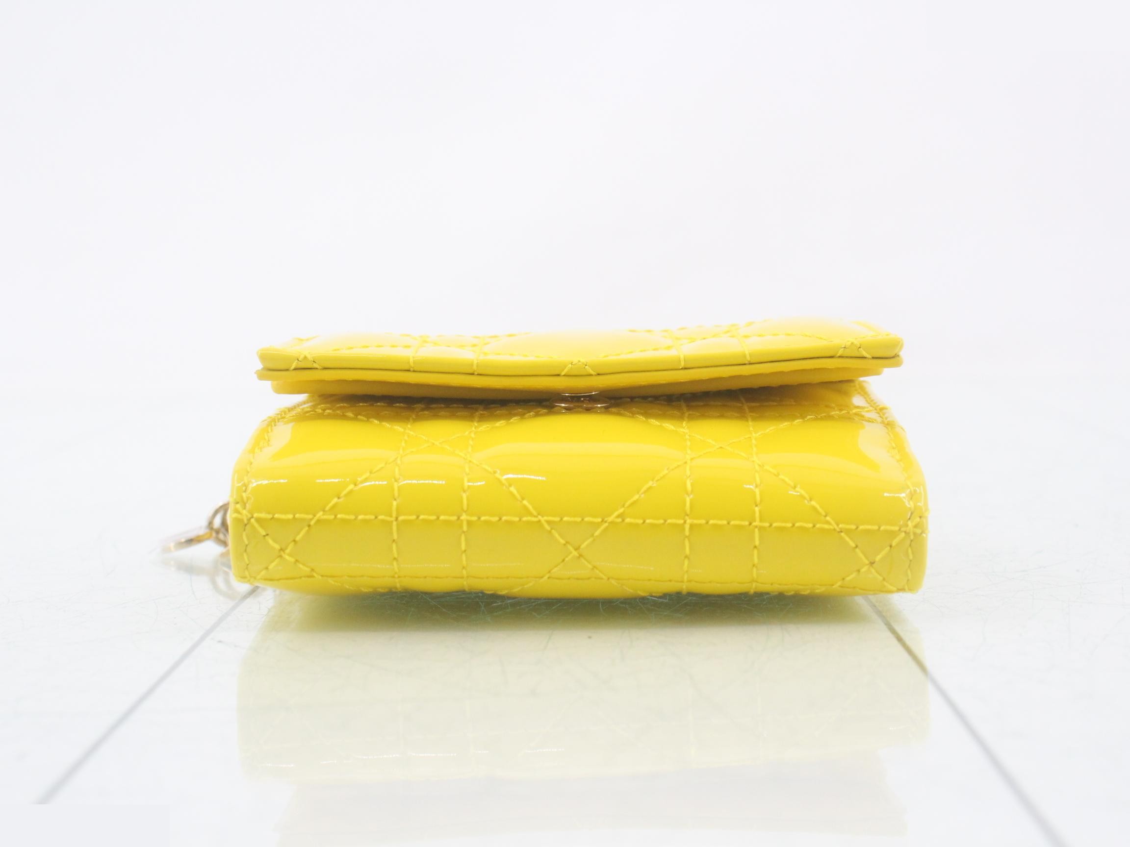 Lady Dior Lotus Wallet Tri-fold Wallet — view 3