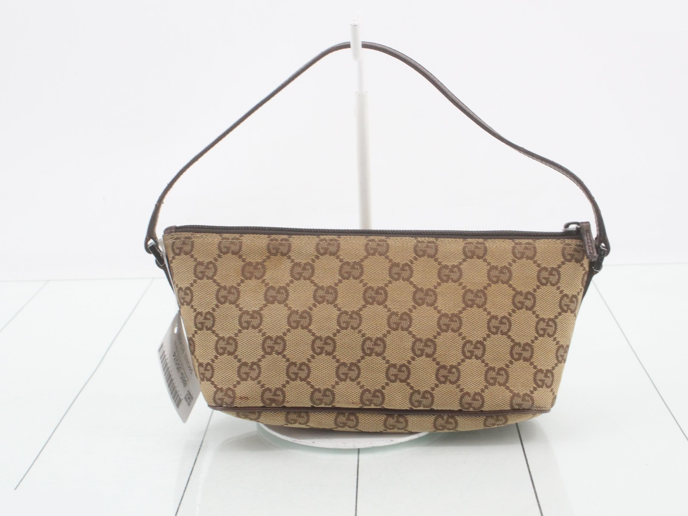Canvas Pouch, Brown, 07198 2123 — view 2